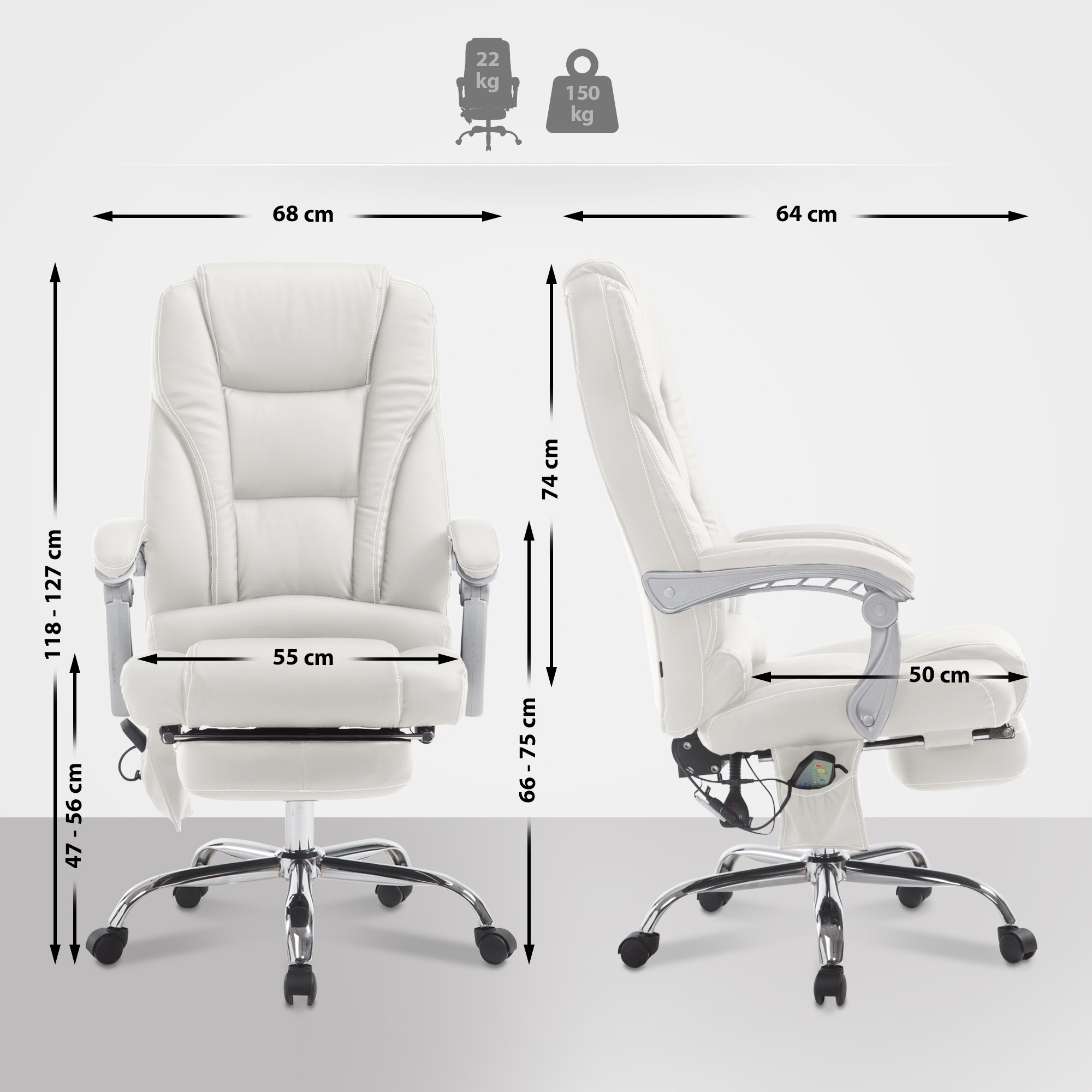 Silla De Oficina De Masaje Pacific V2