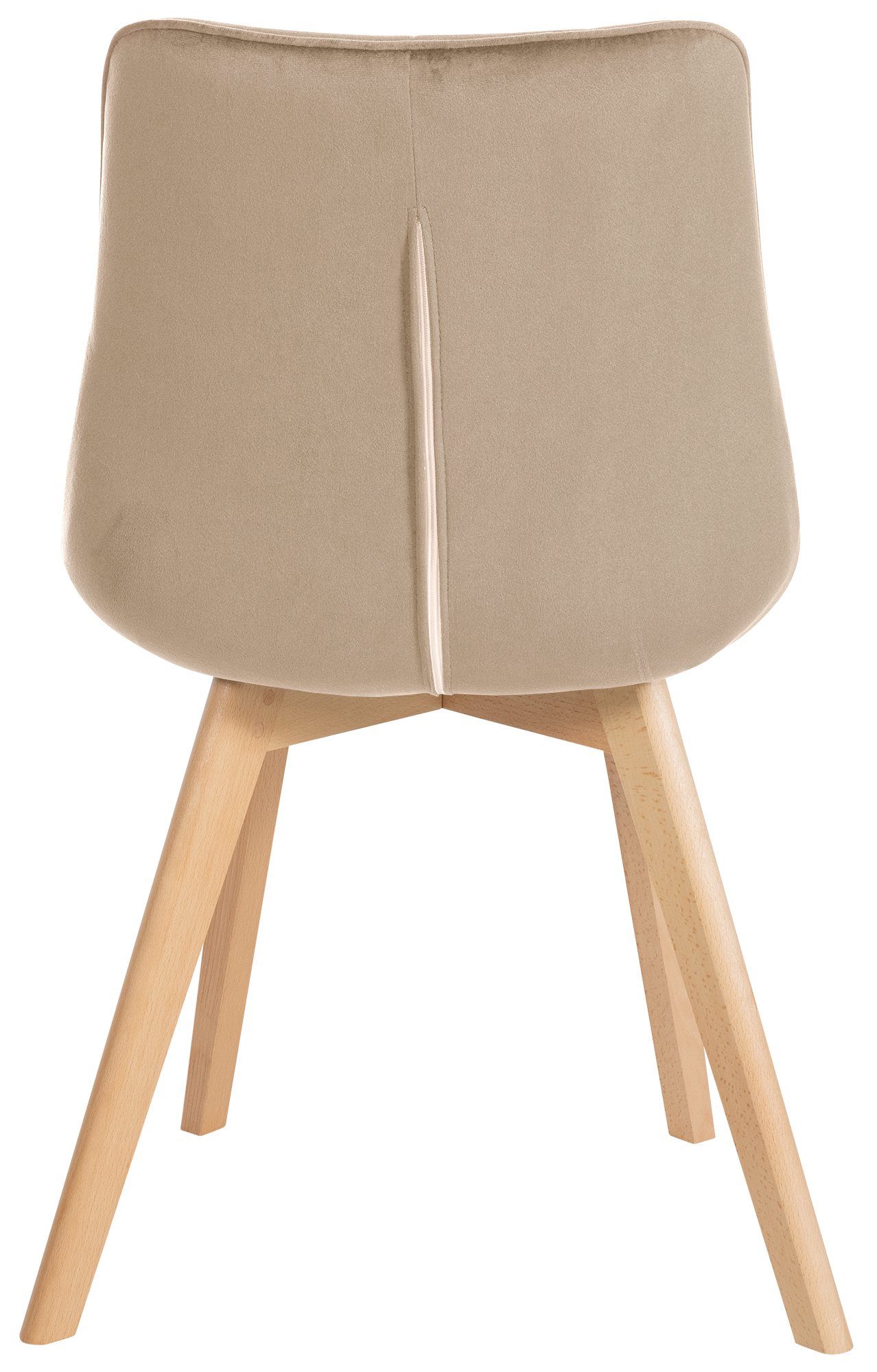 Silla de comedor Brook en terciopelo