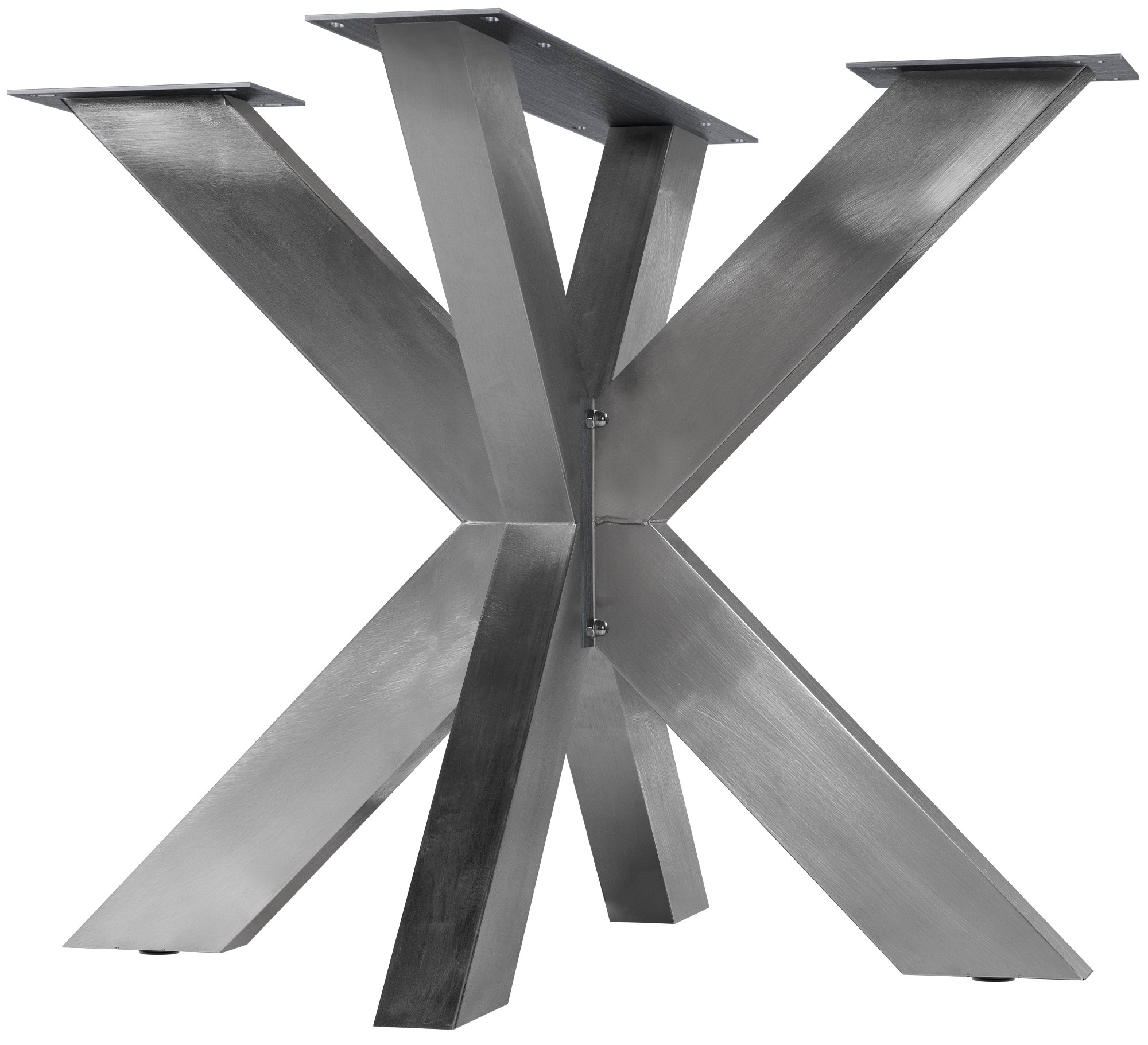 Base para mesa Duncan de acero inoxidable