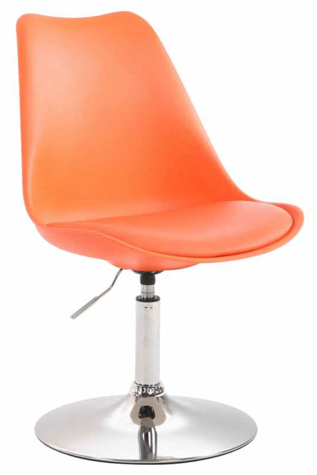 Set de 4 sillas de comedor Maverick con pie de trompeta