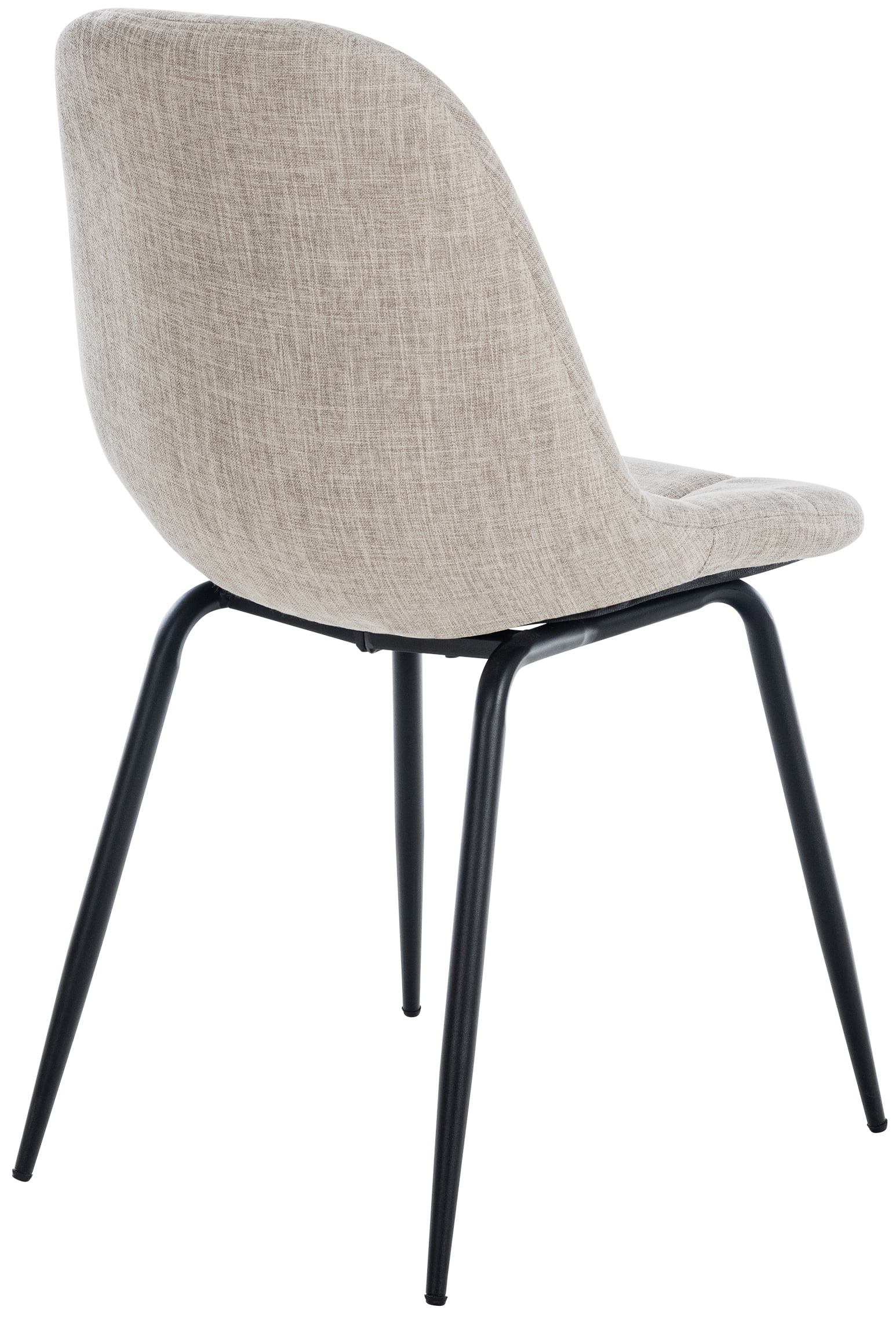 Silla de comedor Tom en tela o polipiel