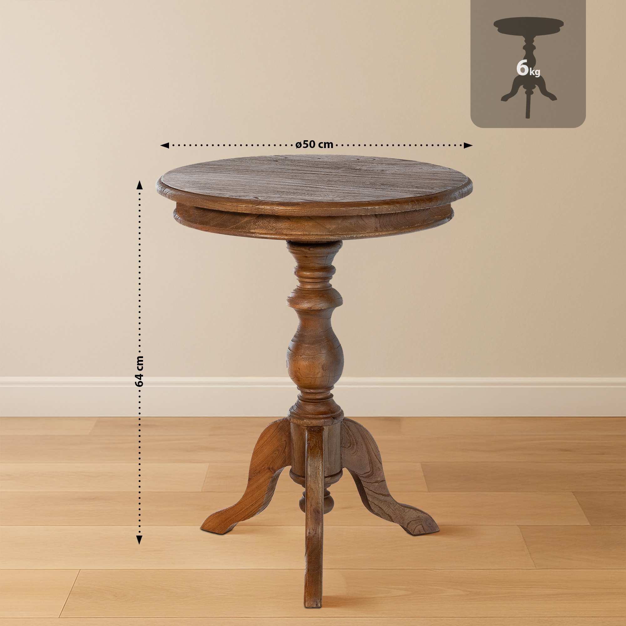 Mesa auxiliar Wiva 50 cm