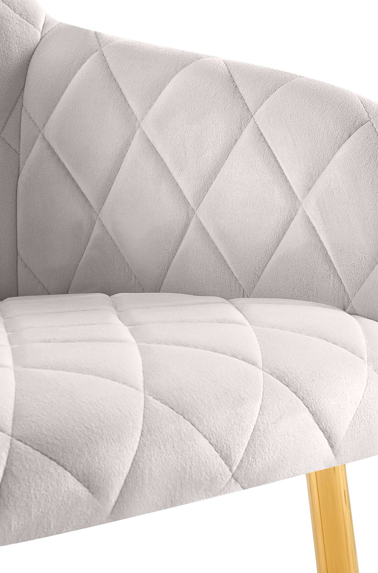 Silla de comedor Monett terciopelo