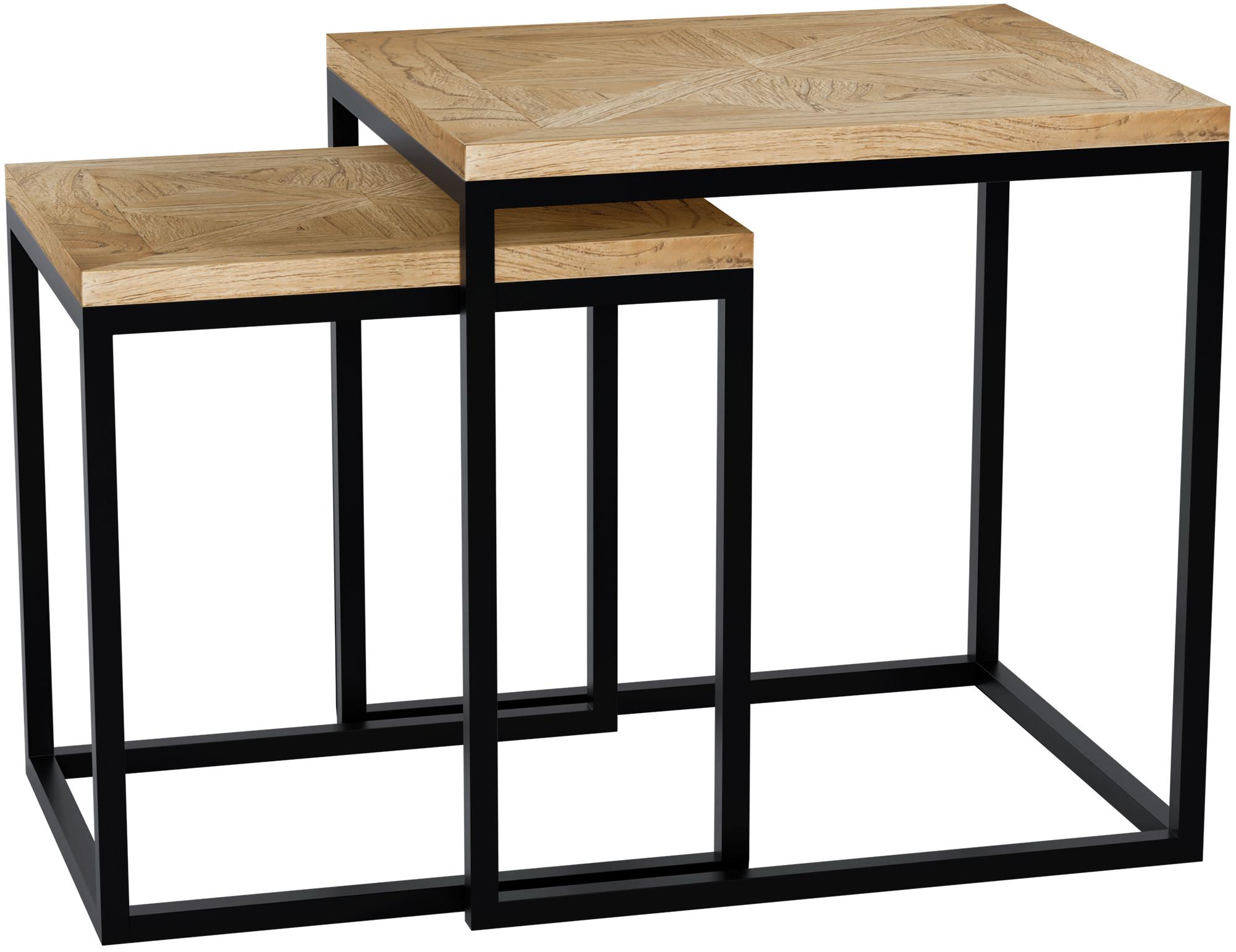 Set de 2 mesas auxiliares Talero