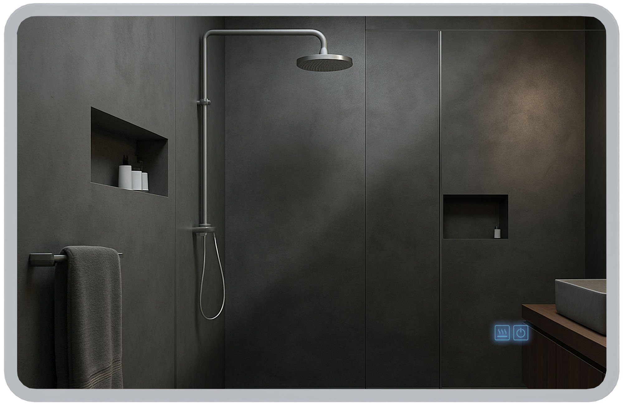 Espejo de baño Jericho con Bluetooth