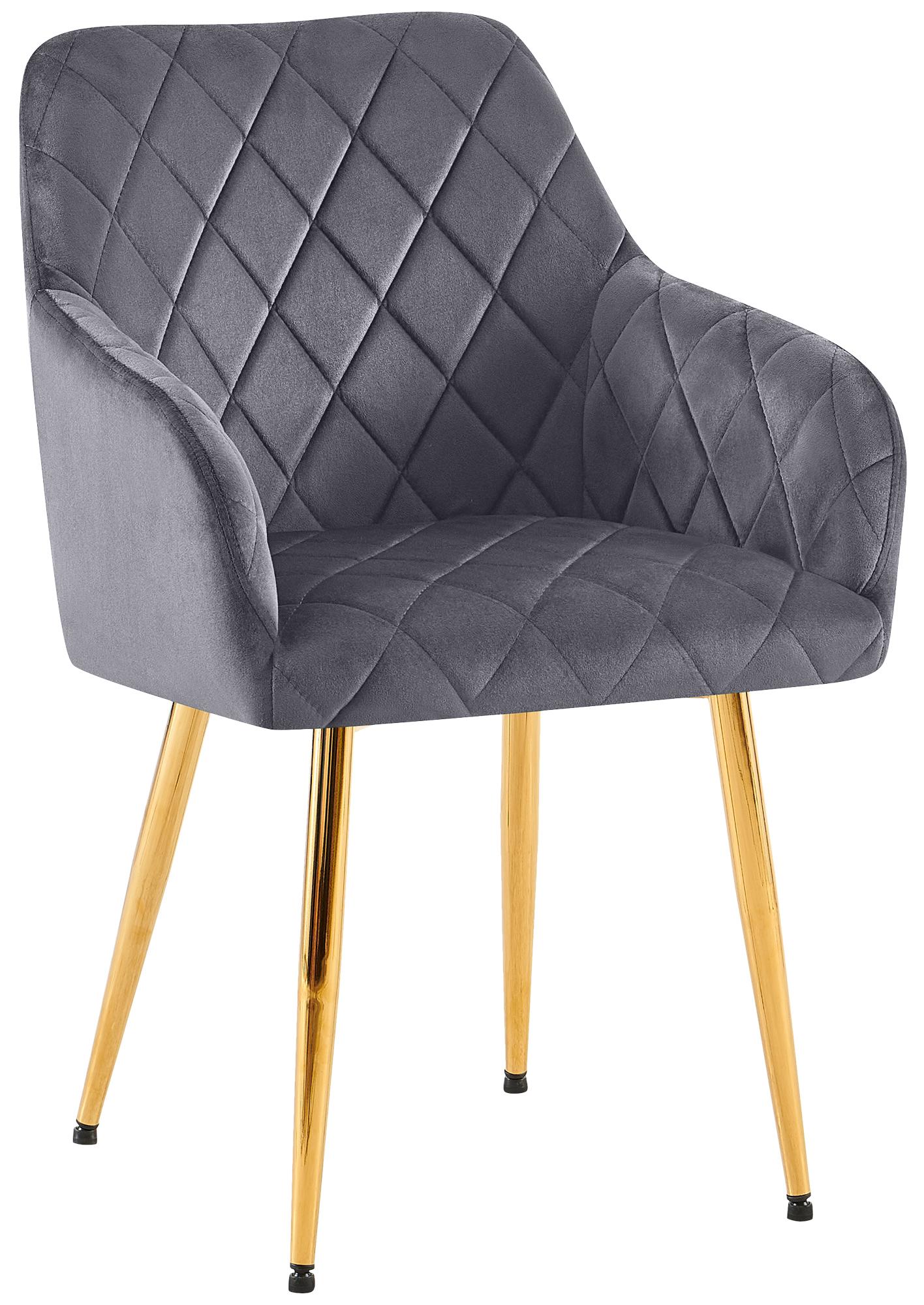 Silla de comedor Monett terciopelo