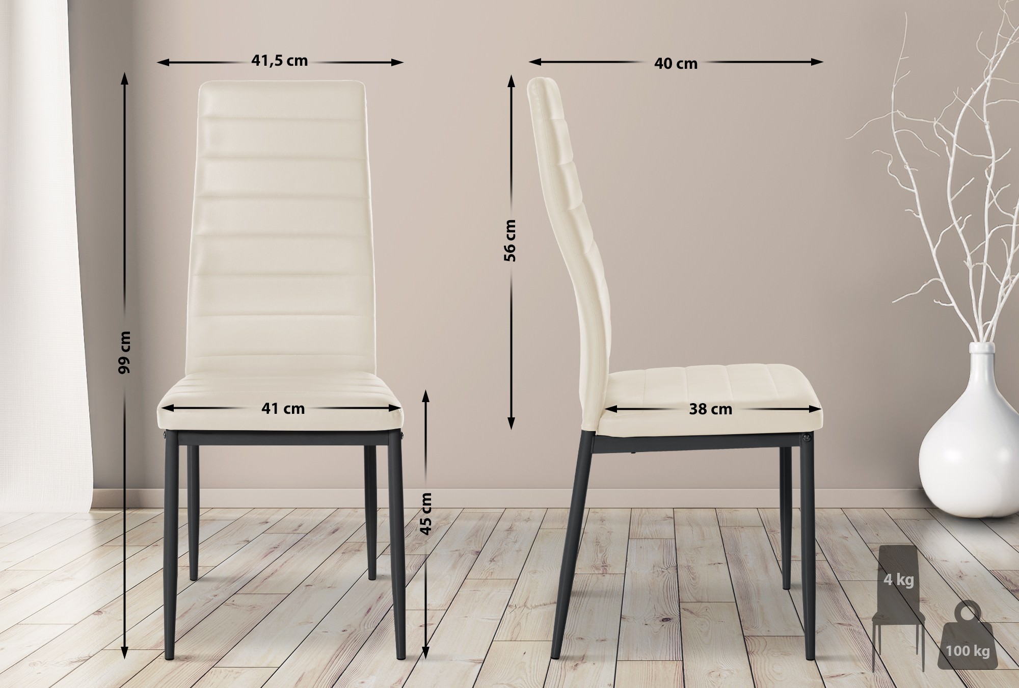 Set de 6 sillas de comedor Mayfair