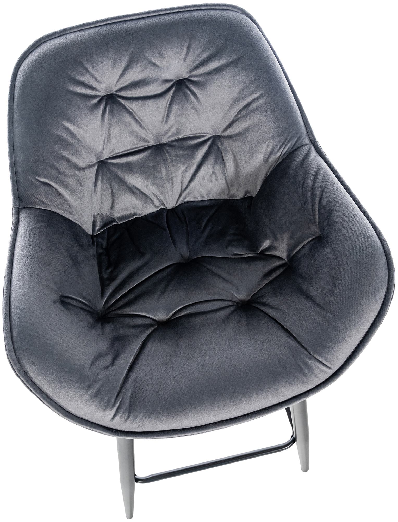 Taburete de bar Gibson 76 de terciopelo