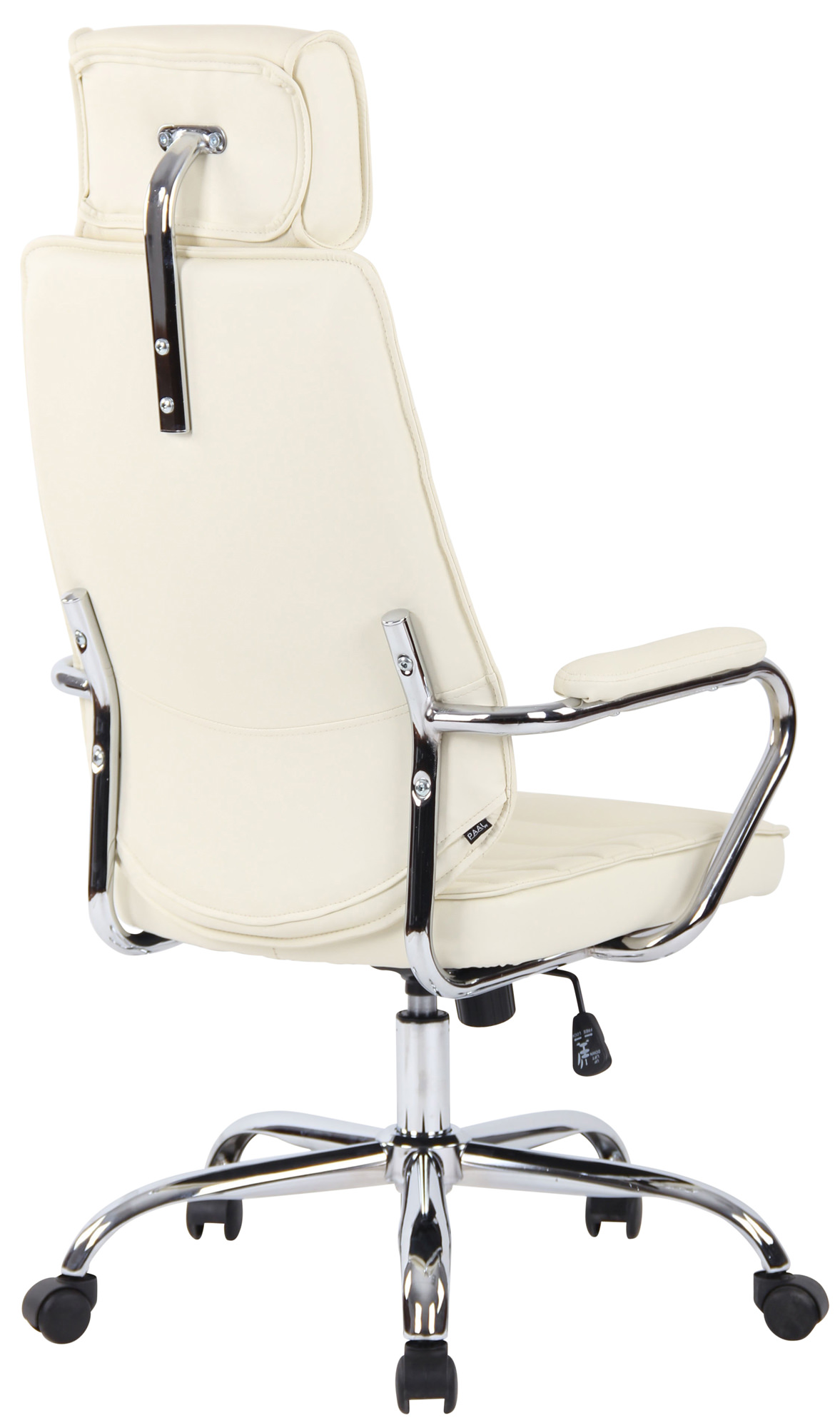 Silla de oficina Rako de piel auténtica