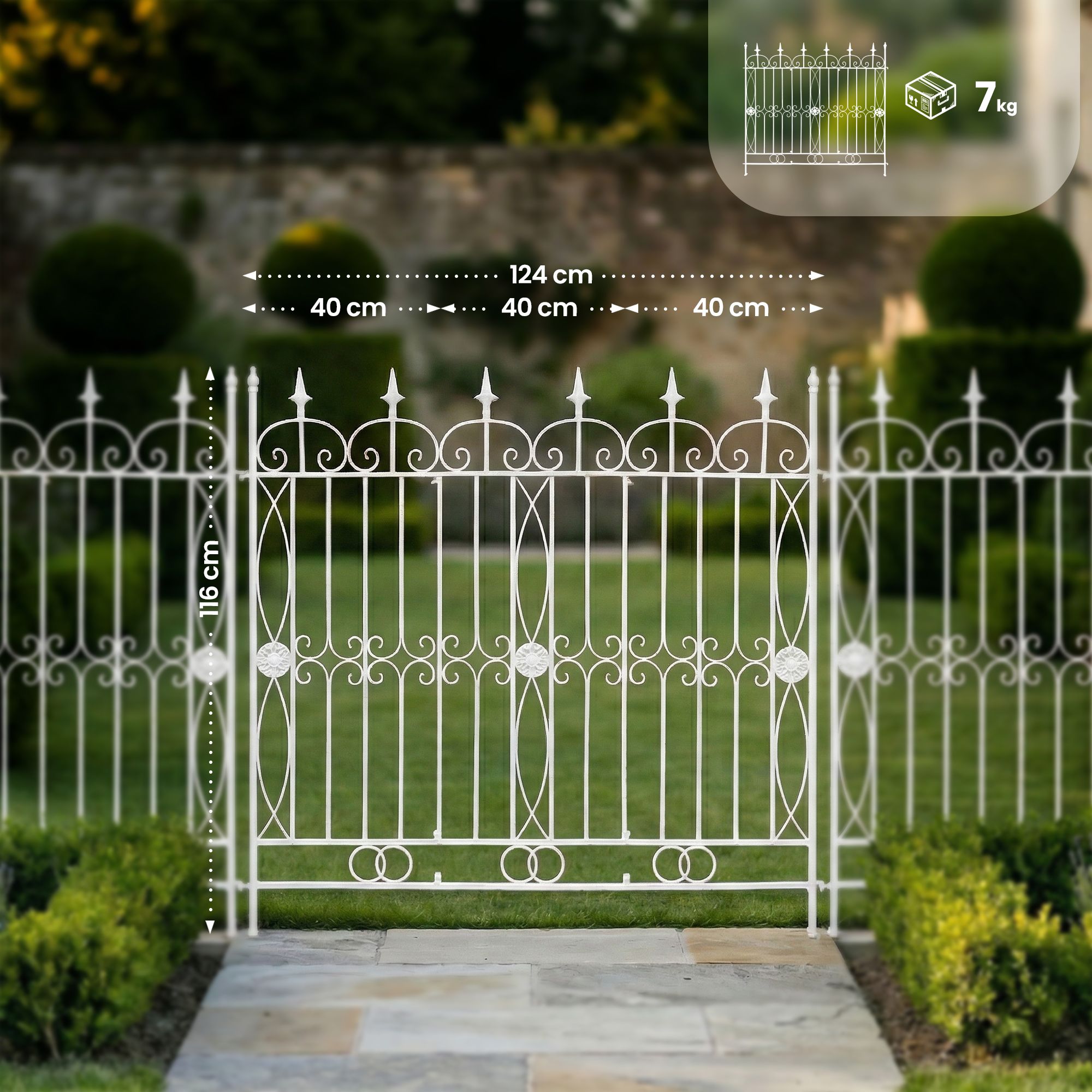 Valla de jardin Mangold