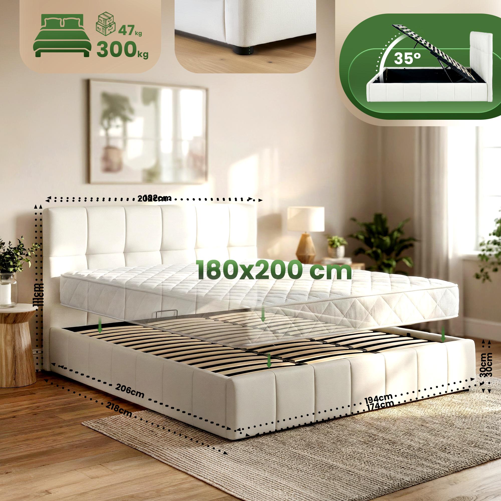 Cama tapizada Ladia
