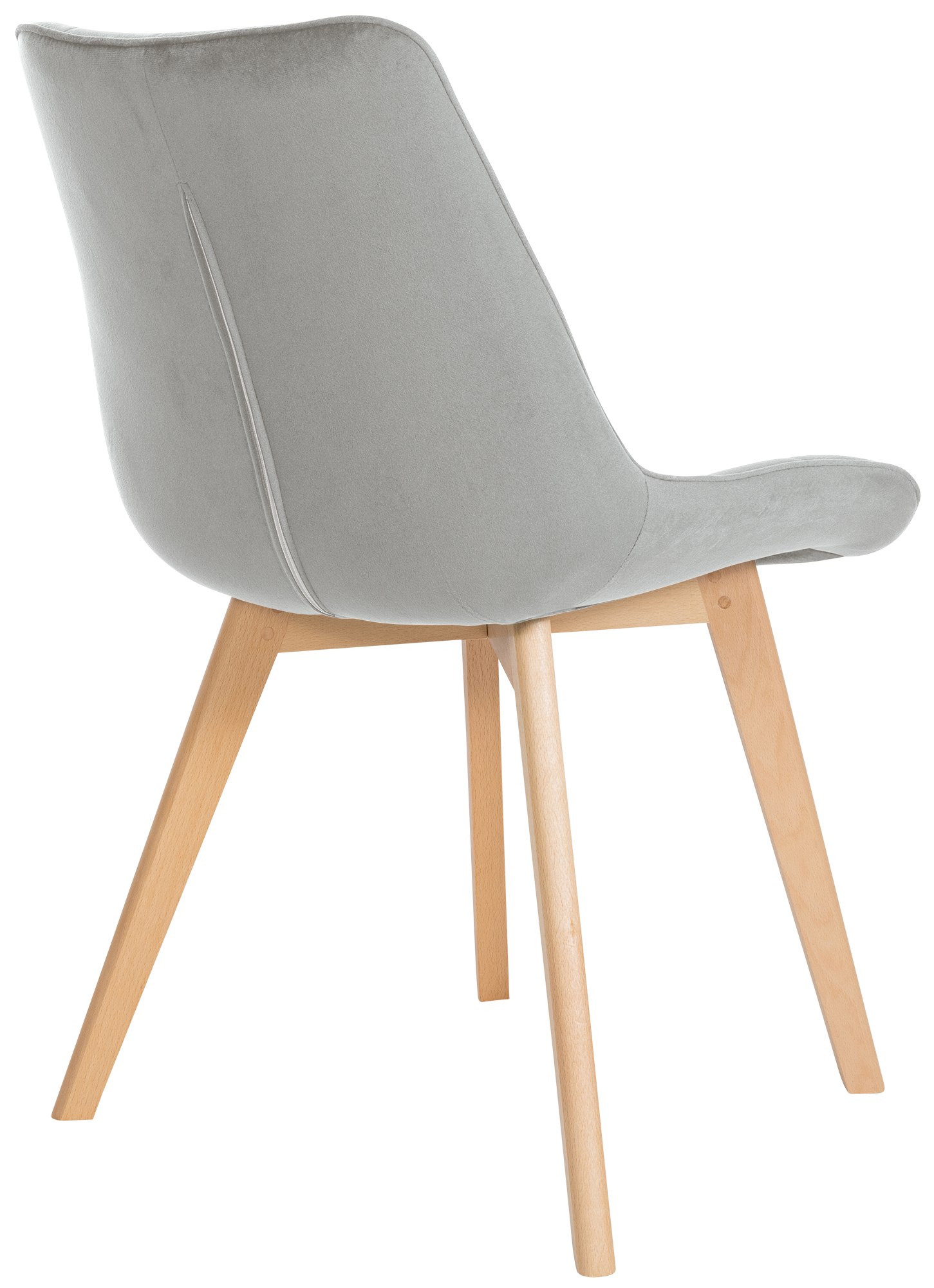 Silla de comedor Brook en terciopelo