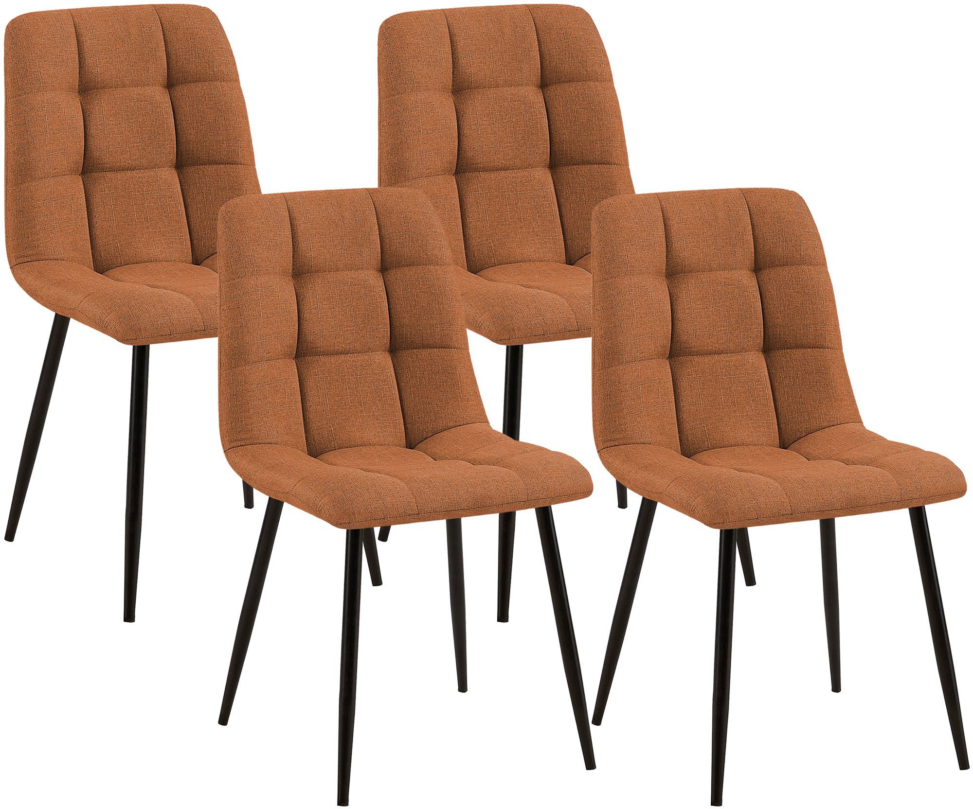 Pack de 4 sillas de comedor Tilde