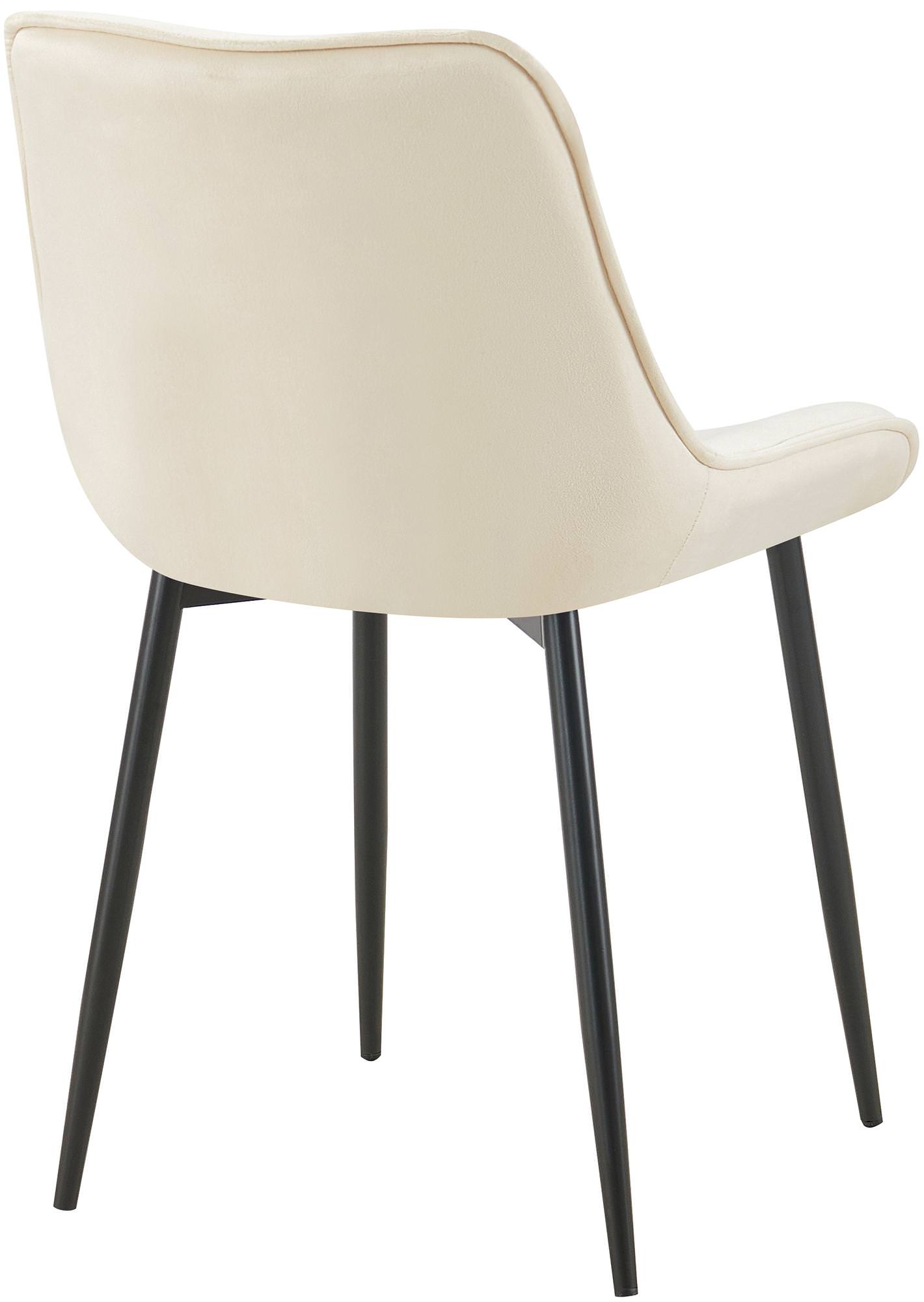 Silla de comedor Wallace de terciopelo
