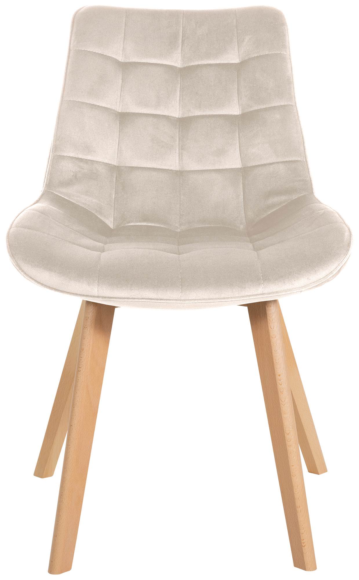 Silla de comedor Brook en terciopelo