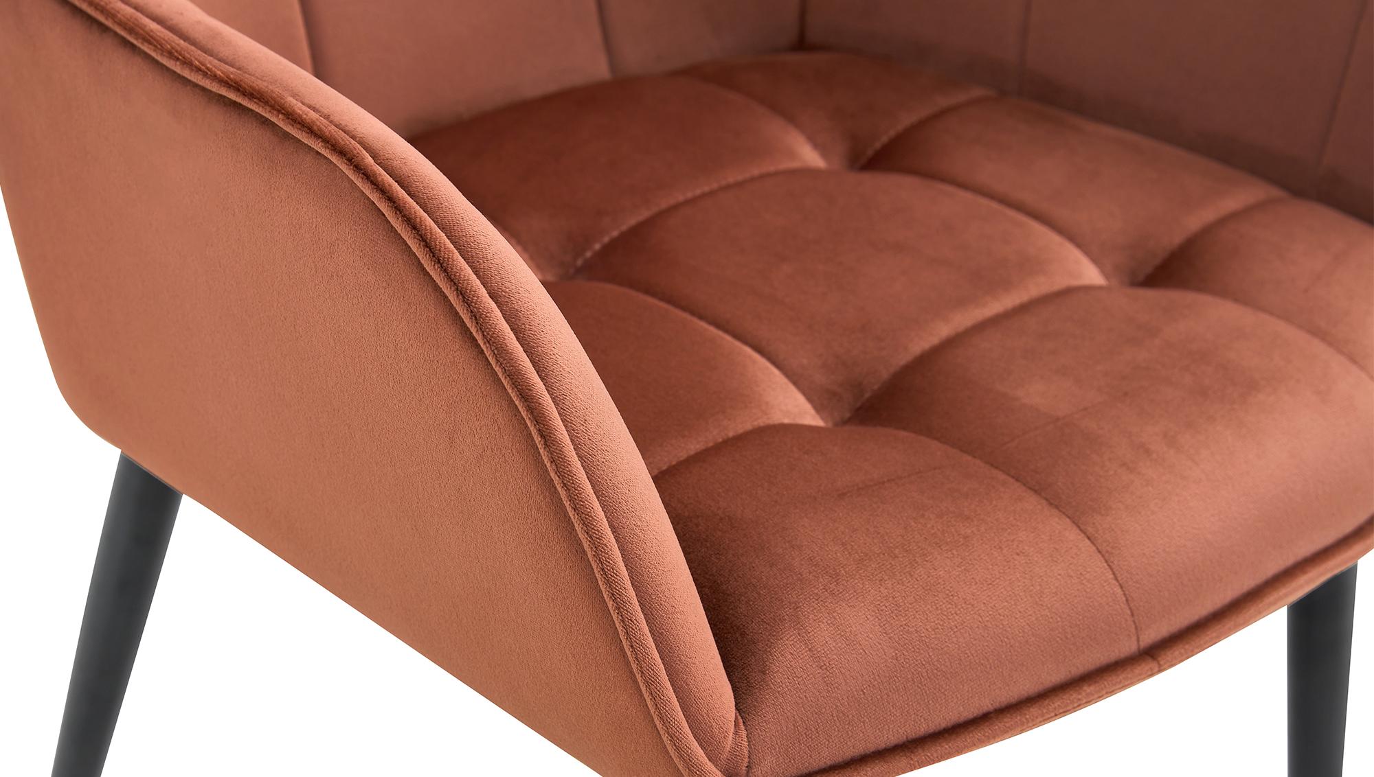 Funda de terciopelo para silla de comedor Ferndale
