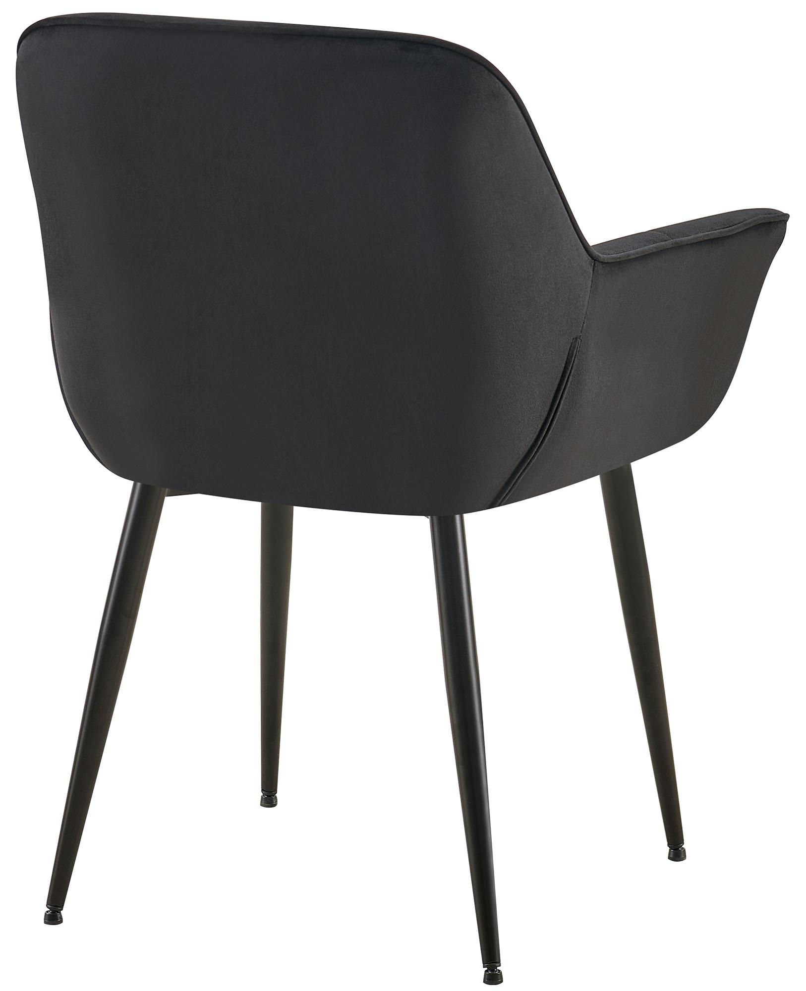 Silla de comedor Roseville en terciopelo