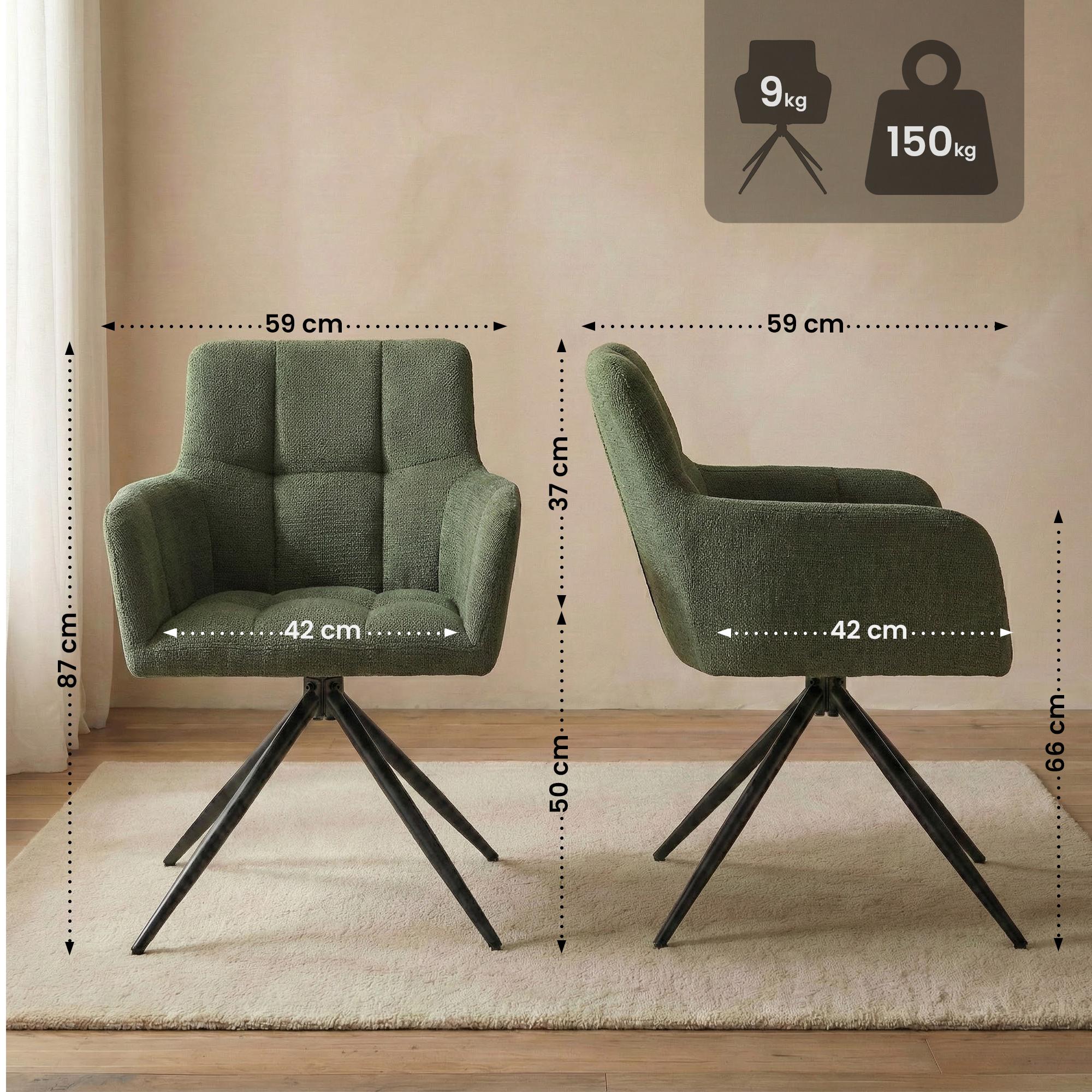 Silla de comedor Jonah Tela