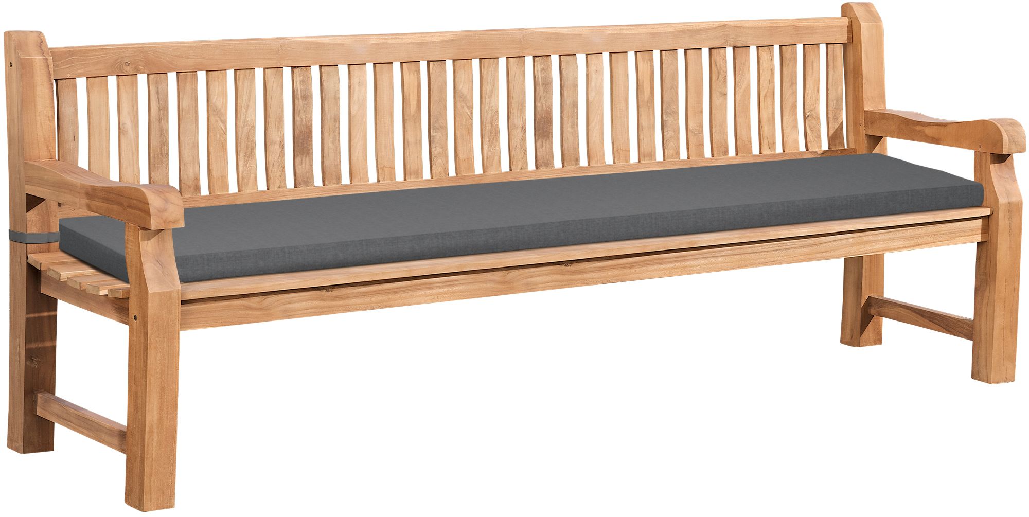 Banco de Jardin de Teca Daxon con Cojin de Asiento