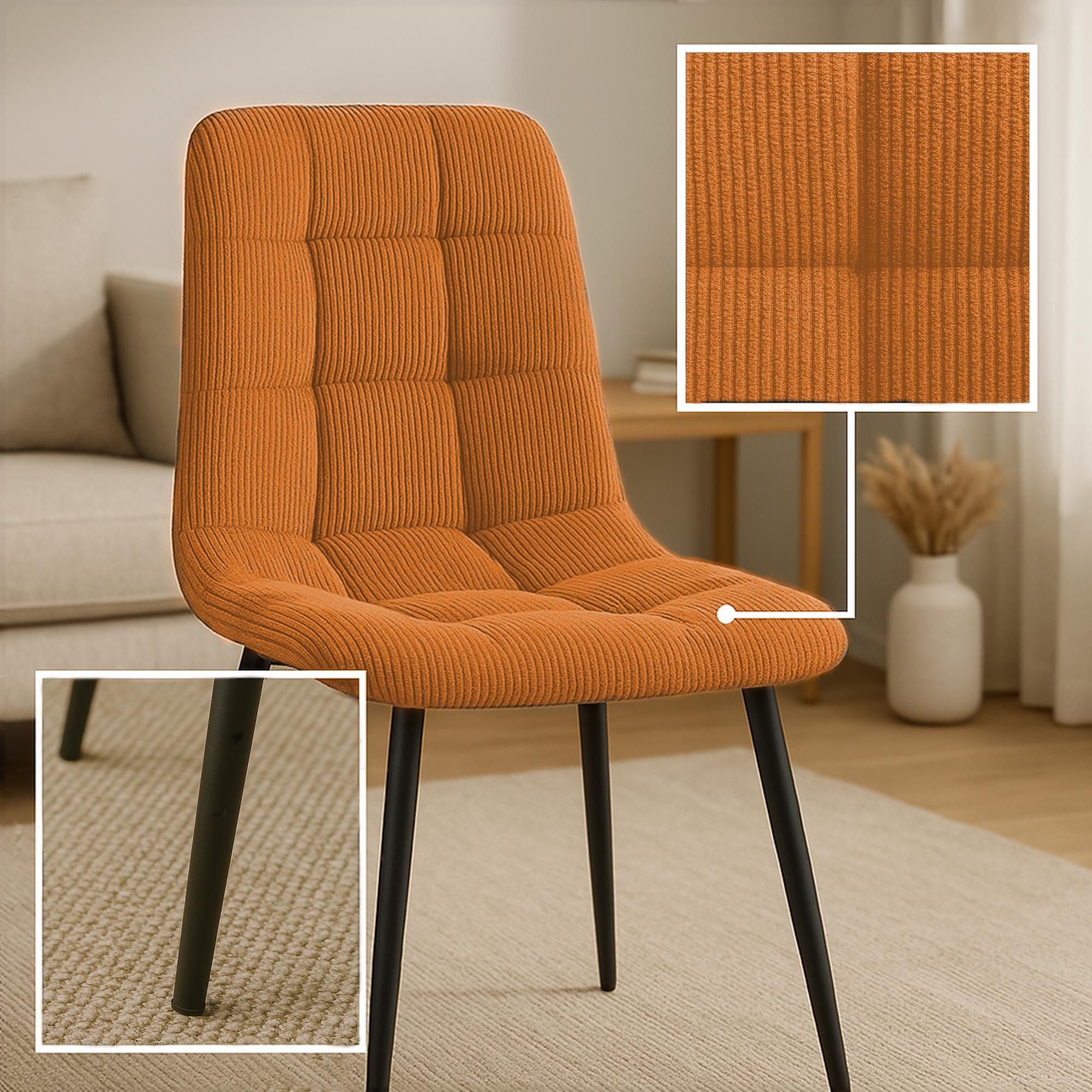 Silla de comedor Antibes Cord