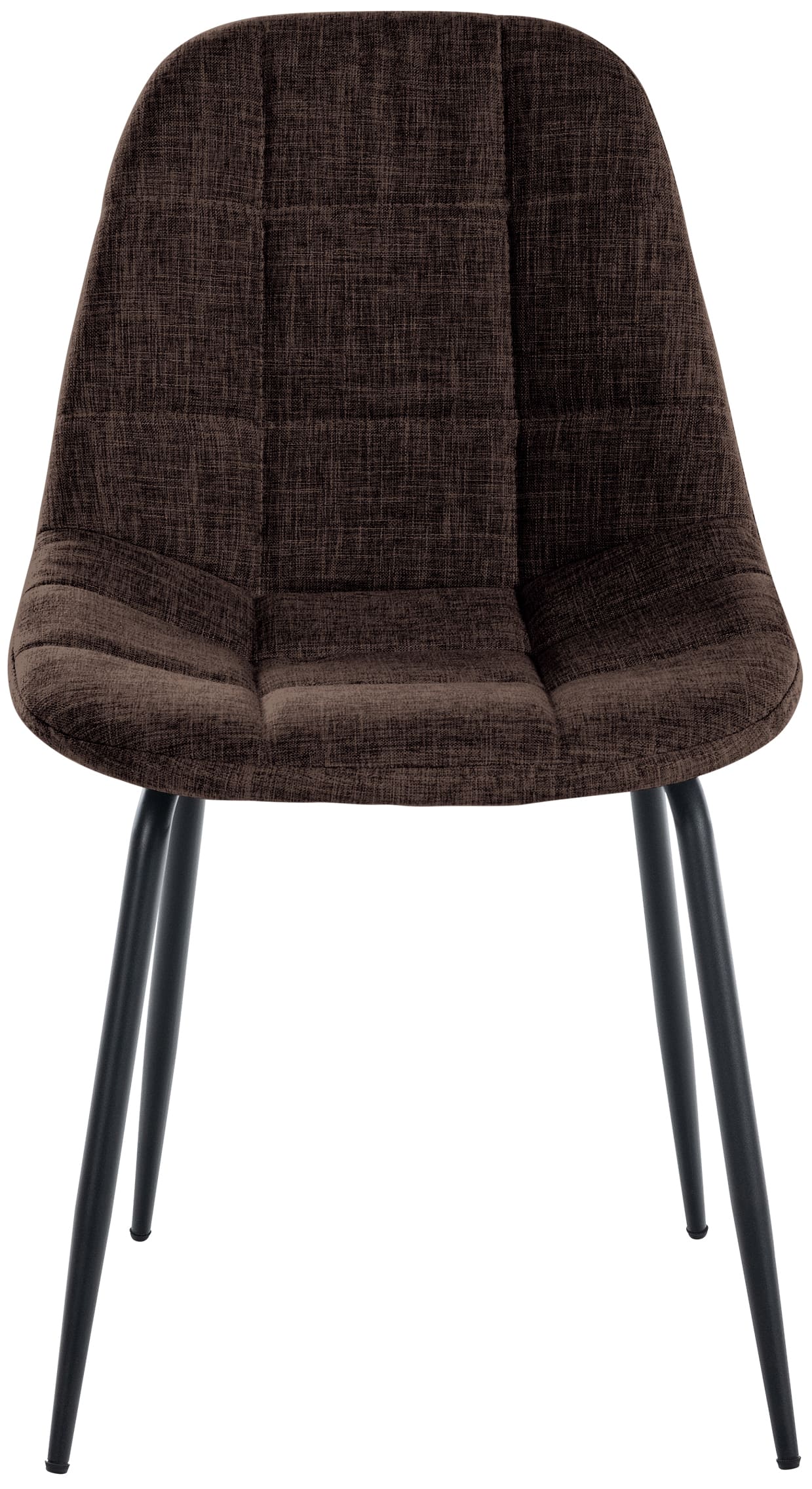 Silla de comedor Tom en tela o polipiel