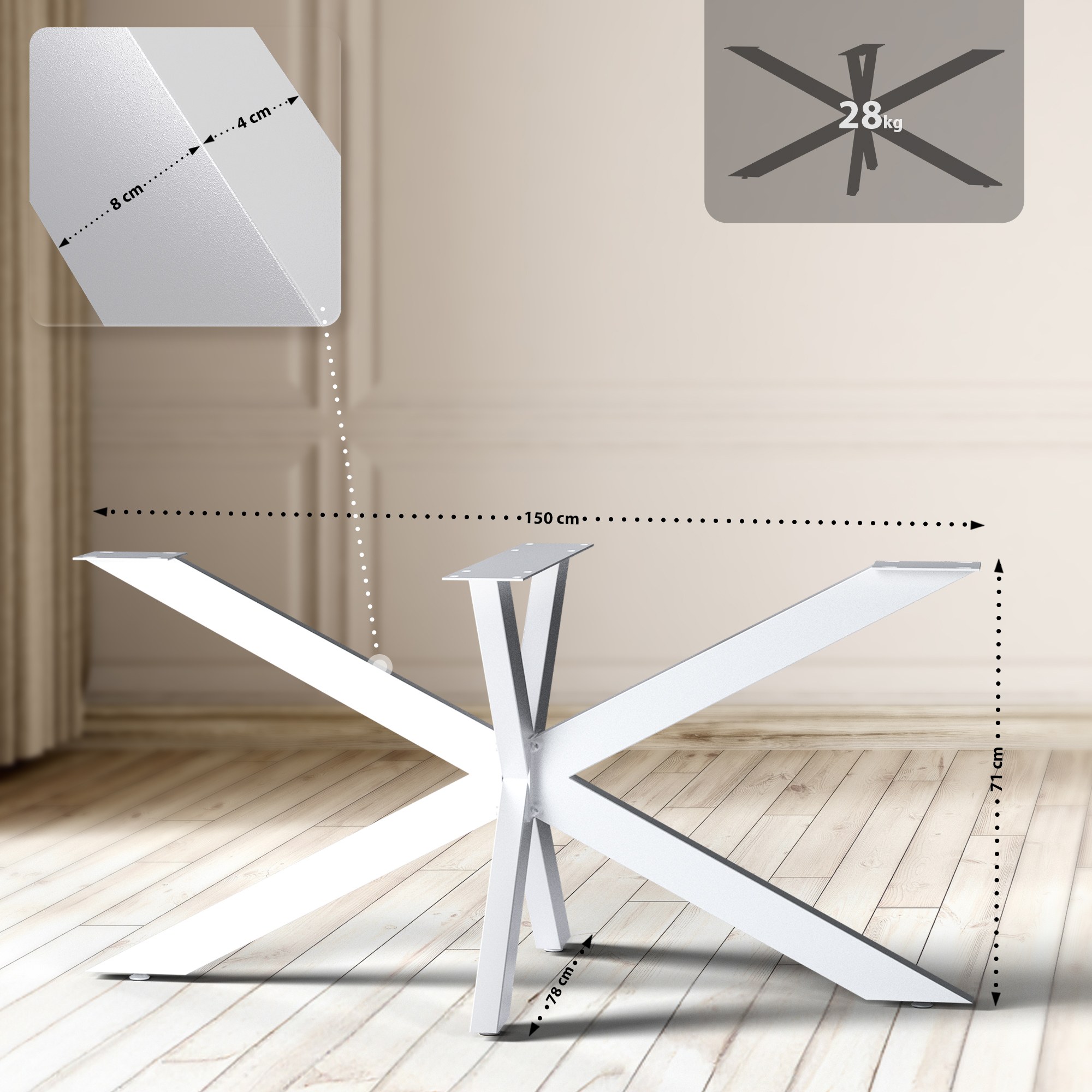 Patas de mesa Hardwick