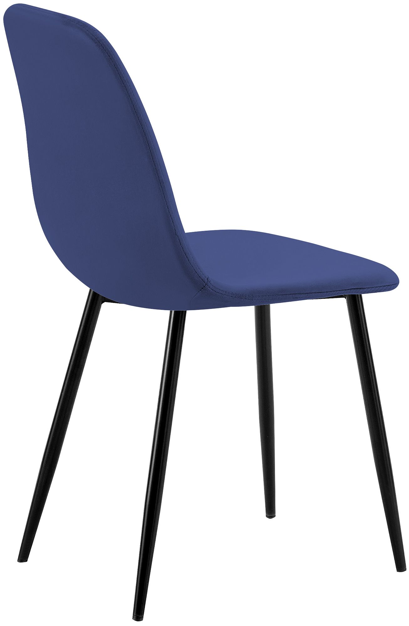 Silla de comedor Baxter de terciopelo