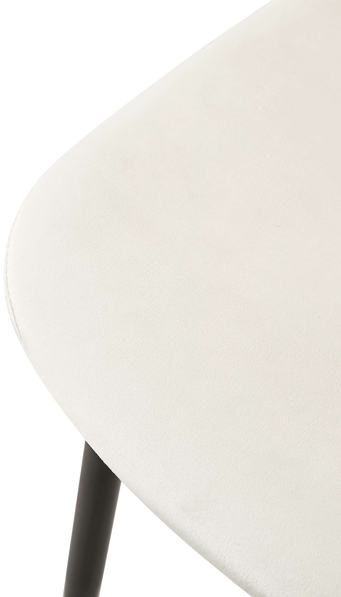Set de 4 sillas de comedor Giverny en tela o terciopelo