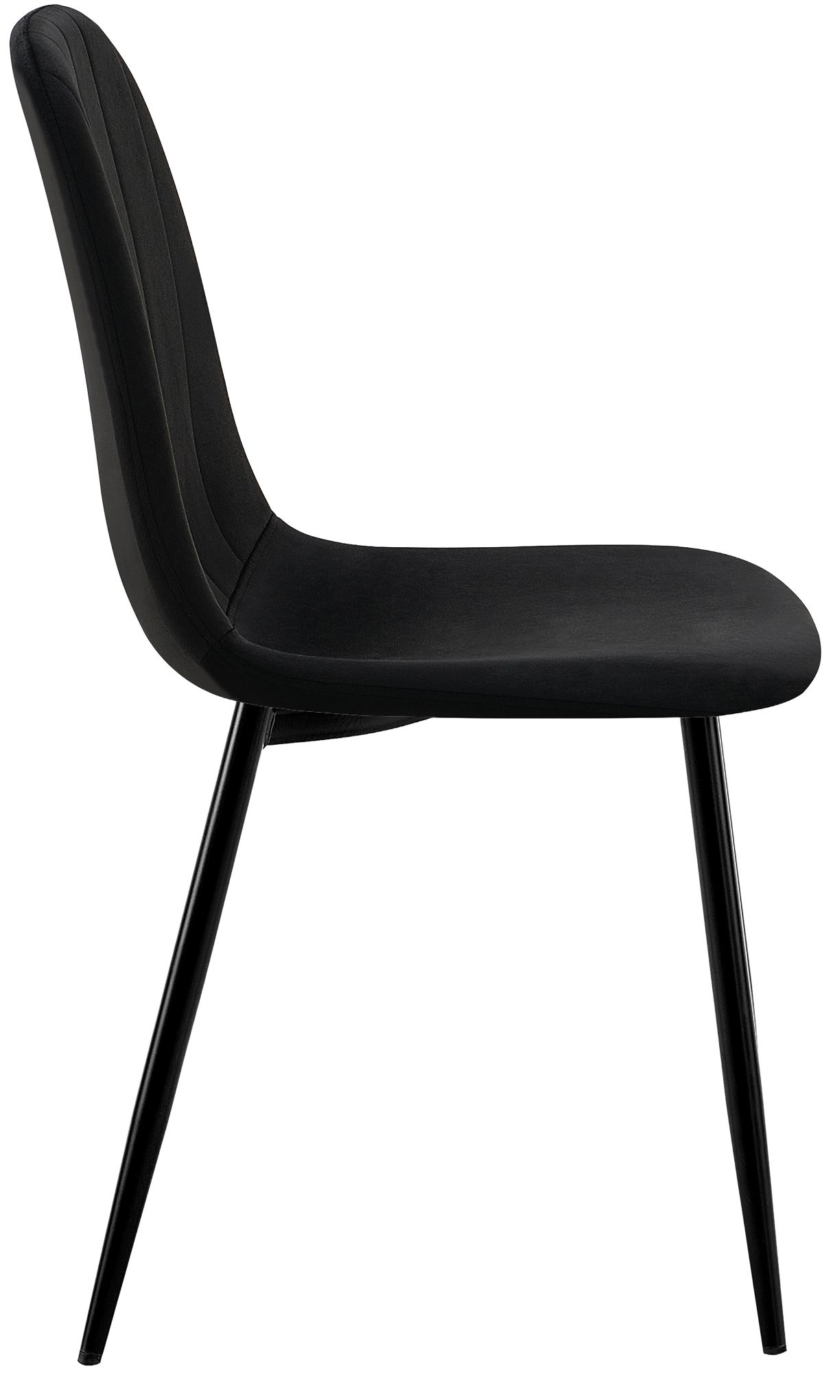 Juego de 4 sillas de comedor Baxter de terciopelo