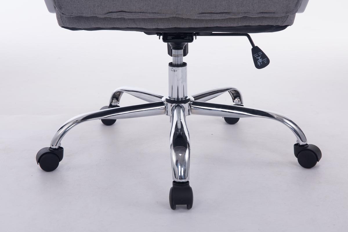 Silla de oficina XXL Vancouver tapizada en tela