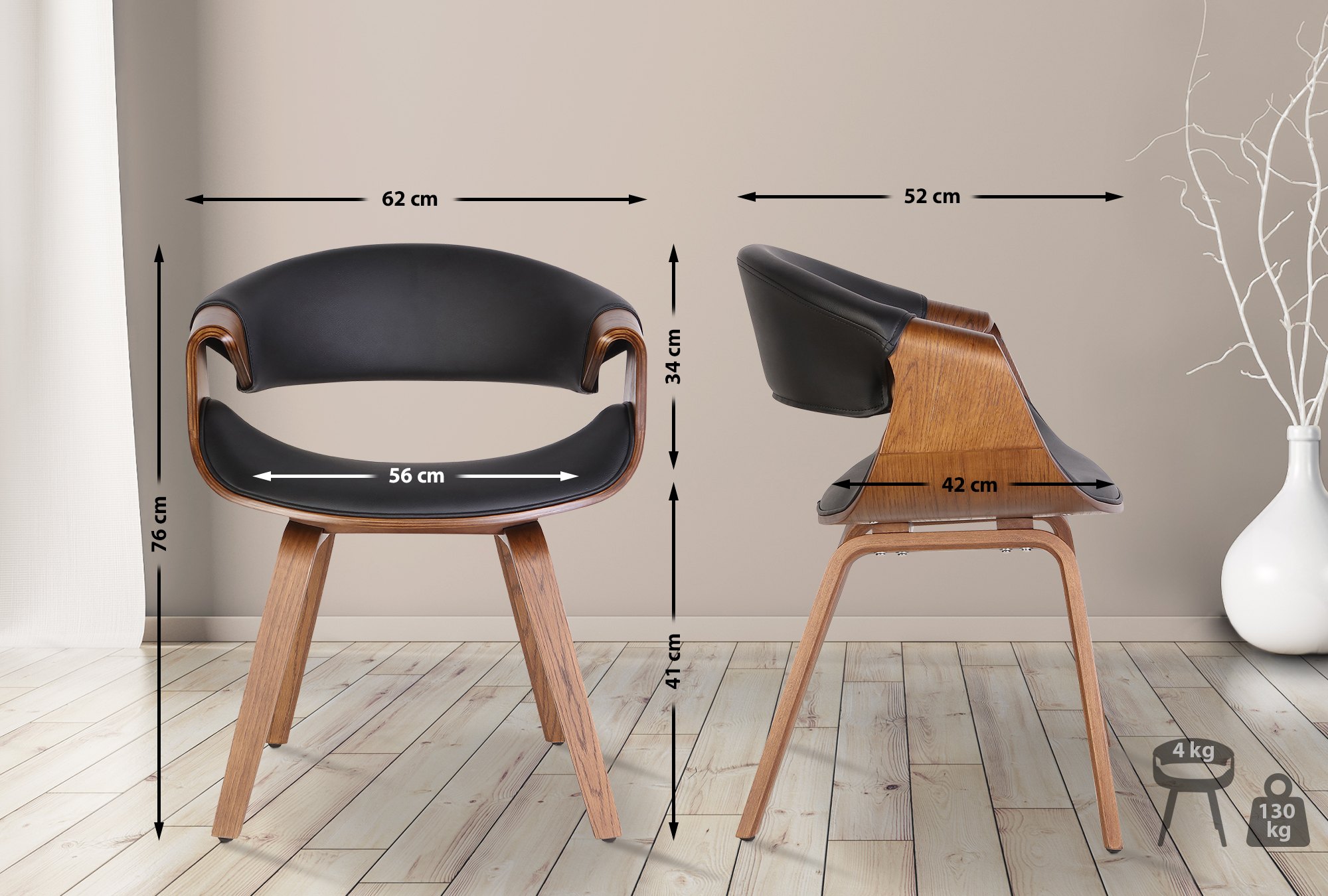 Silla de comedor Foley