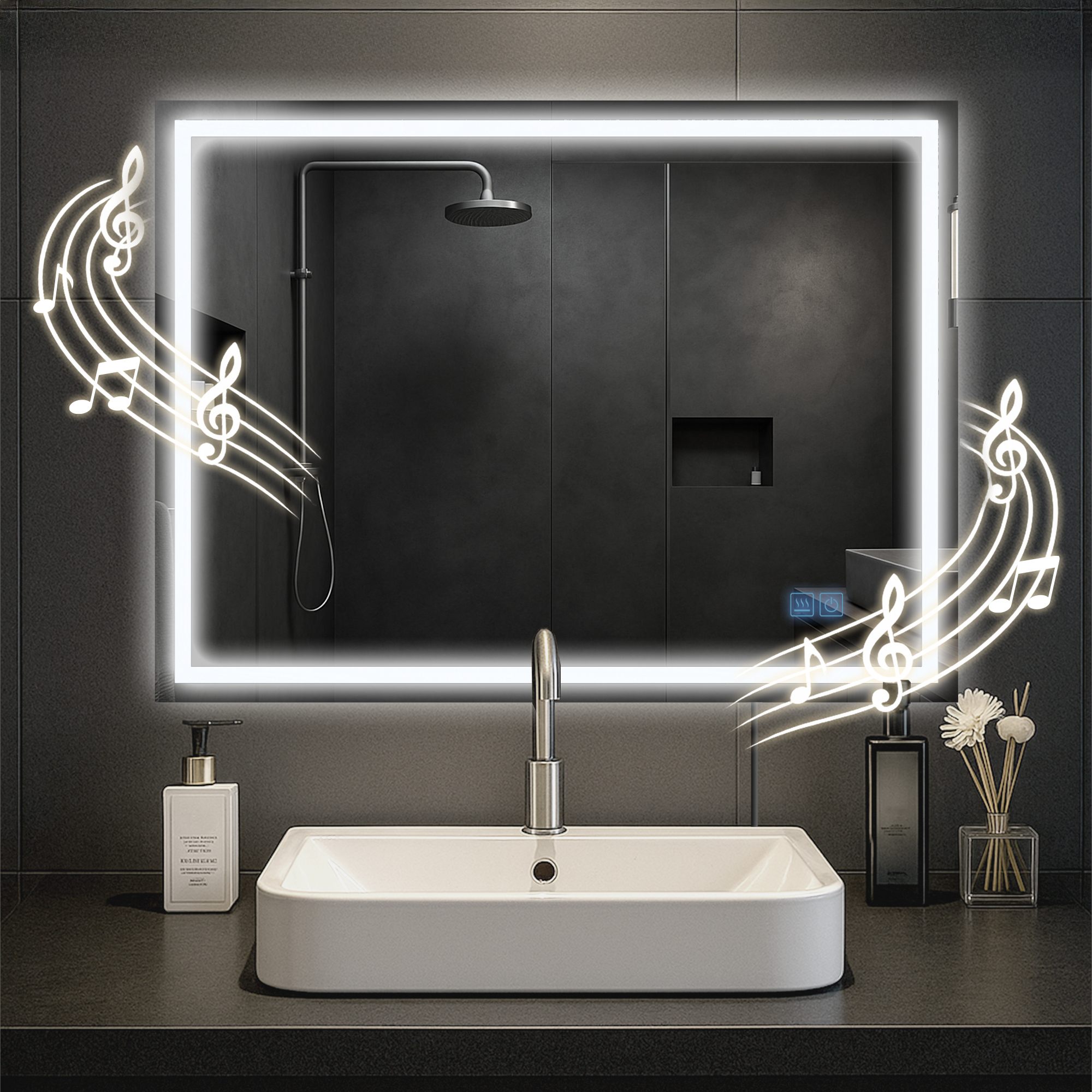 Espejo de Baño Jaffrey con Bluetooth