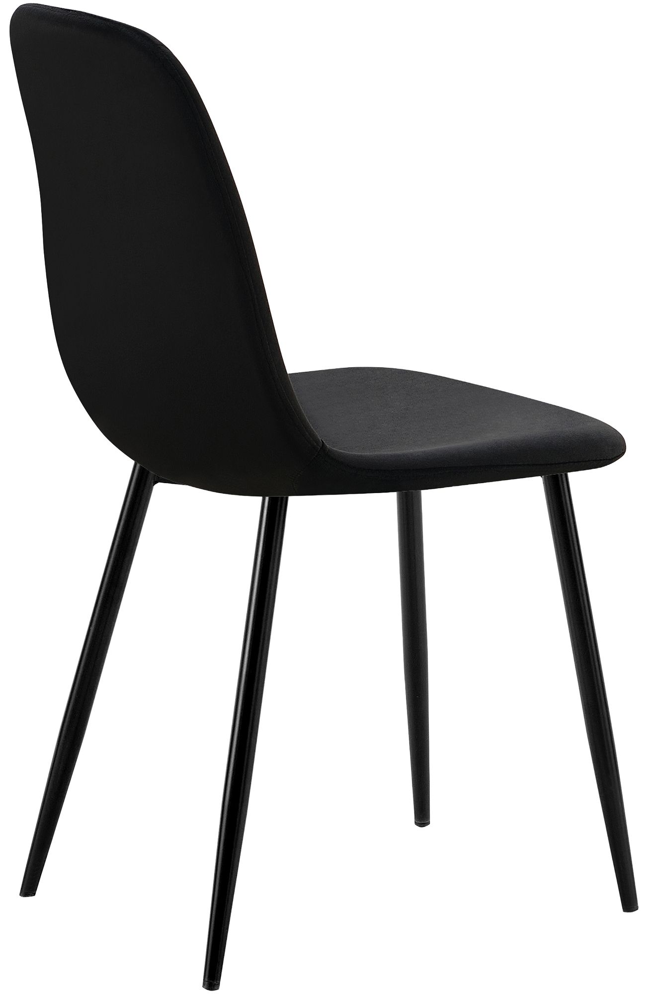 Silla de comedor Baxter de terciopelo
