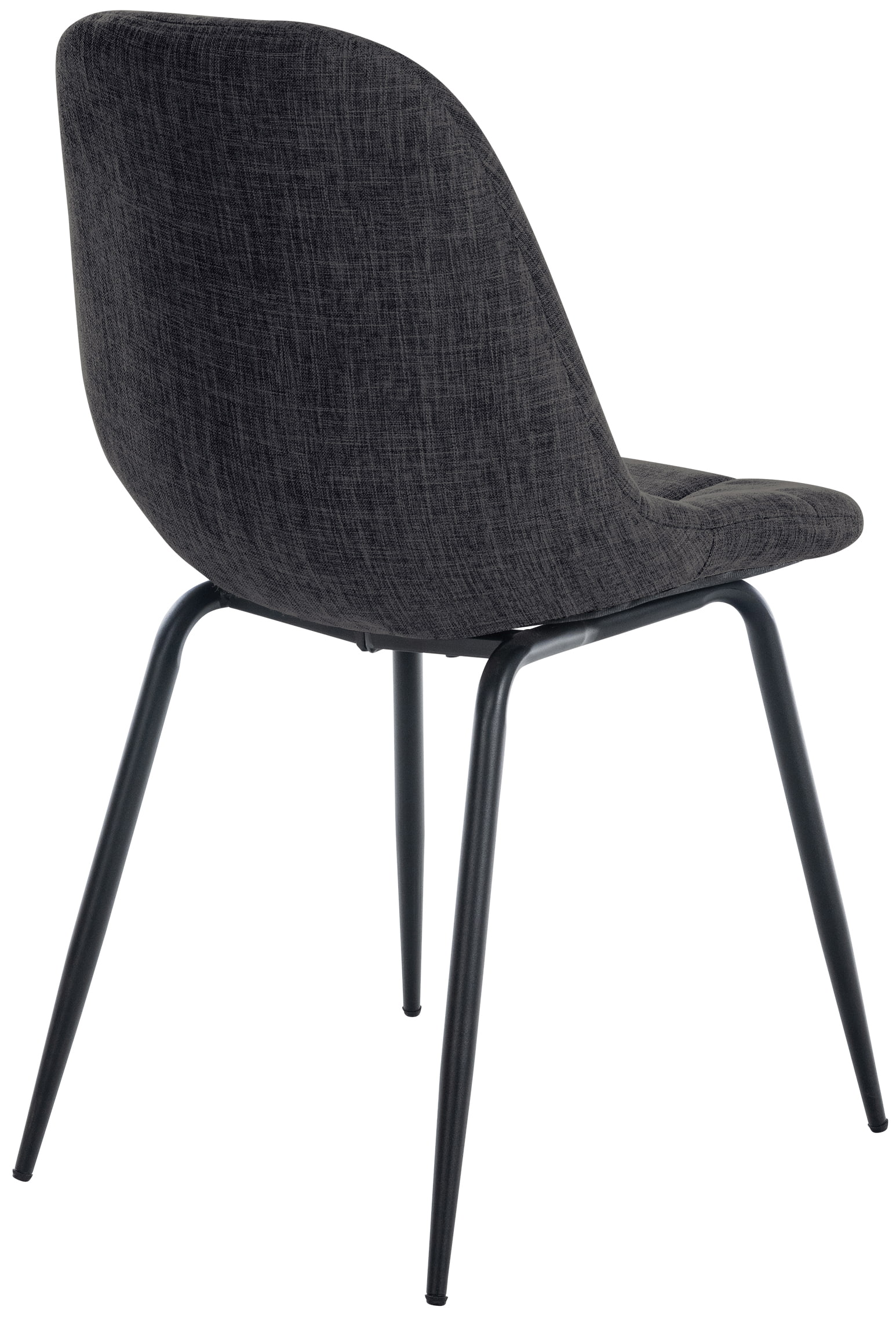 Silla de comedor Tom en tela o polipiel