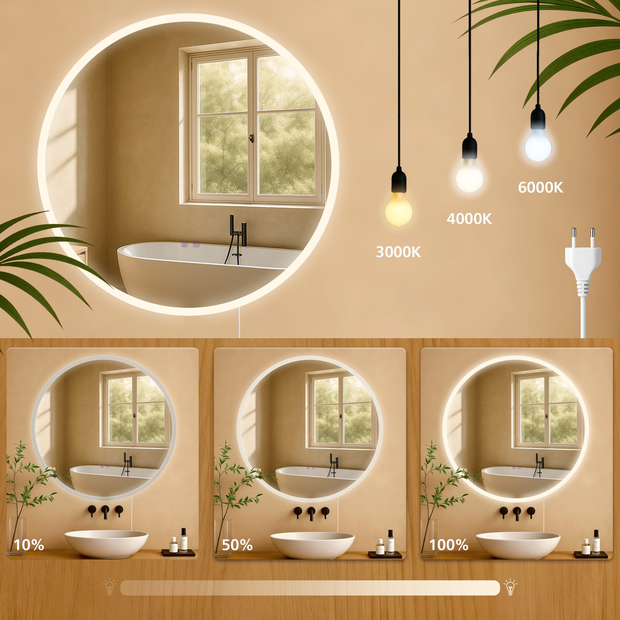 Espejo de baño Laconia