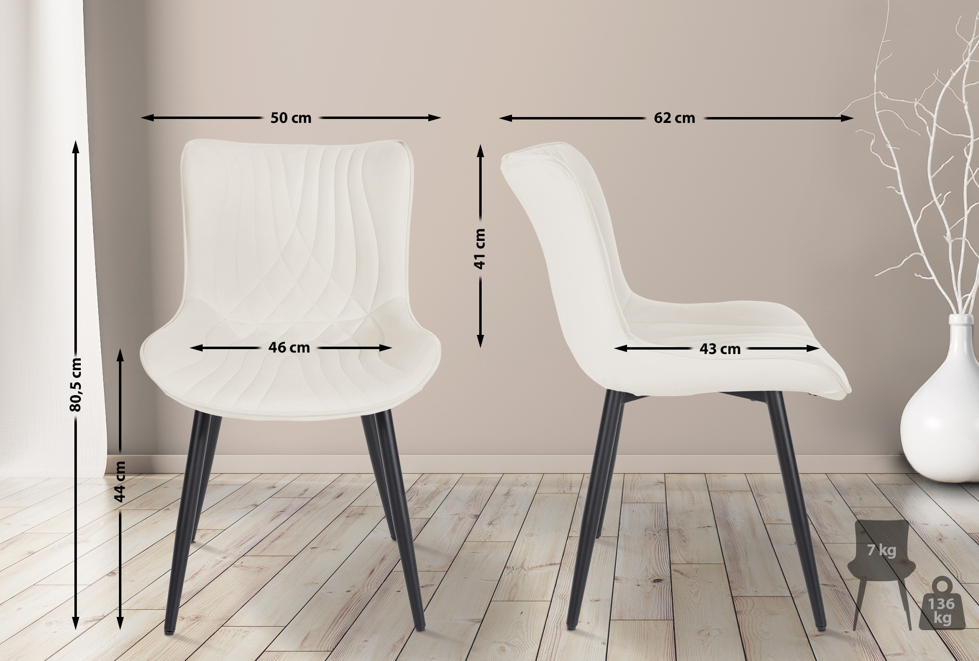 Silla de comedor Brady
