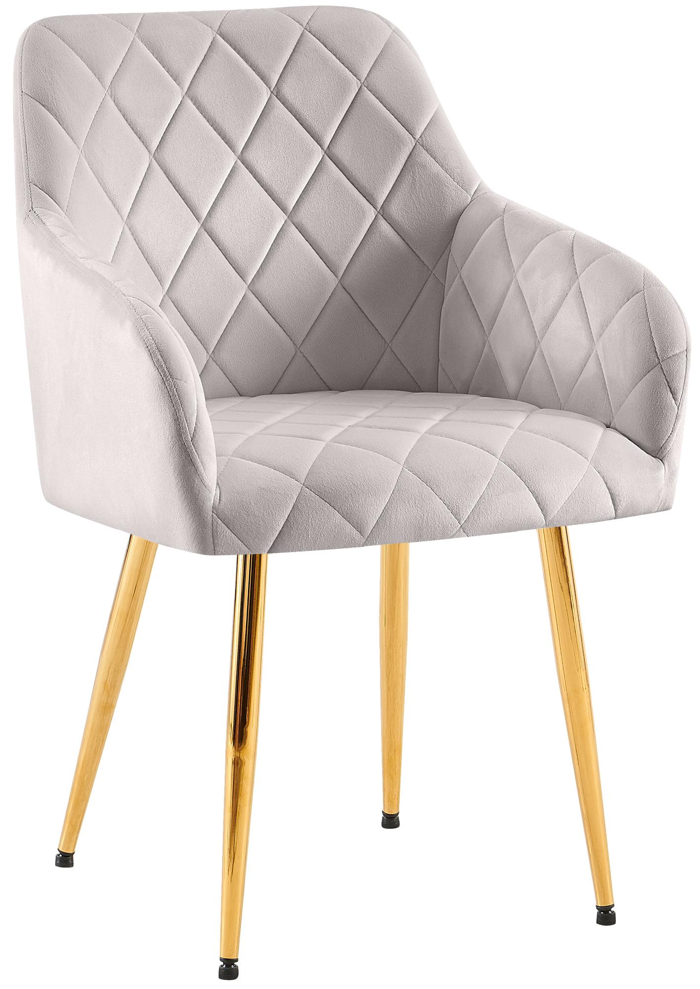 Silla de comedor Monett terciopelo