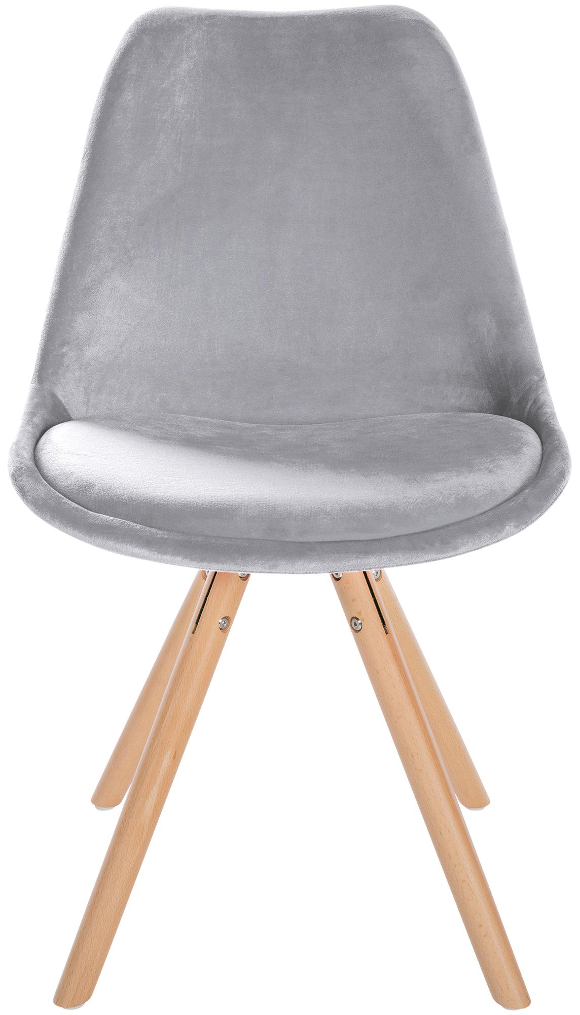 Silla de salón Sofia tapizada en terciopelo