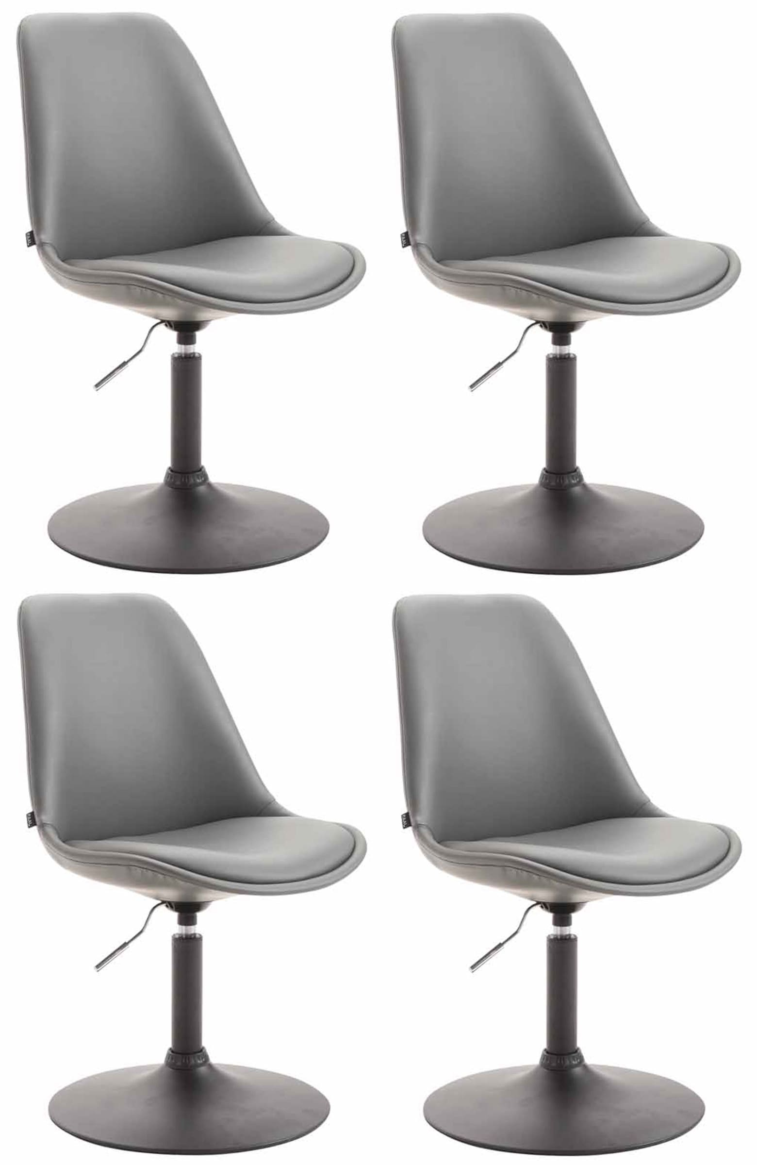 Set de 4 sillas Lounge Maverick en polipiel