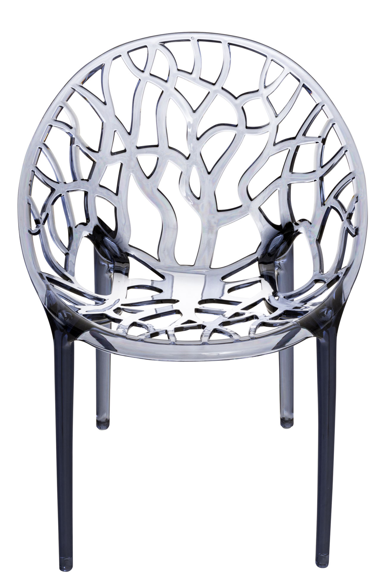 Juego de 2 sillas de cristal