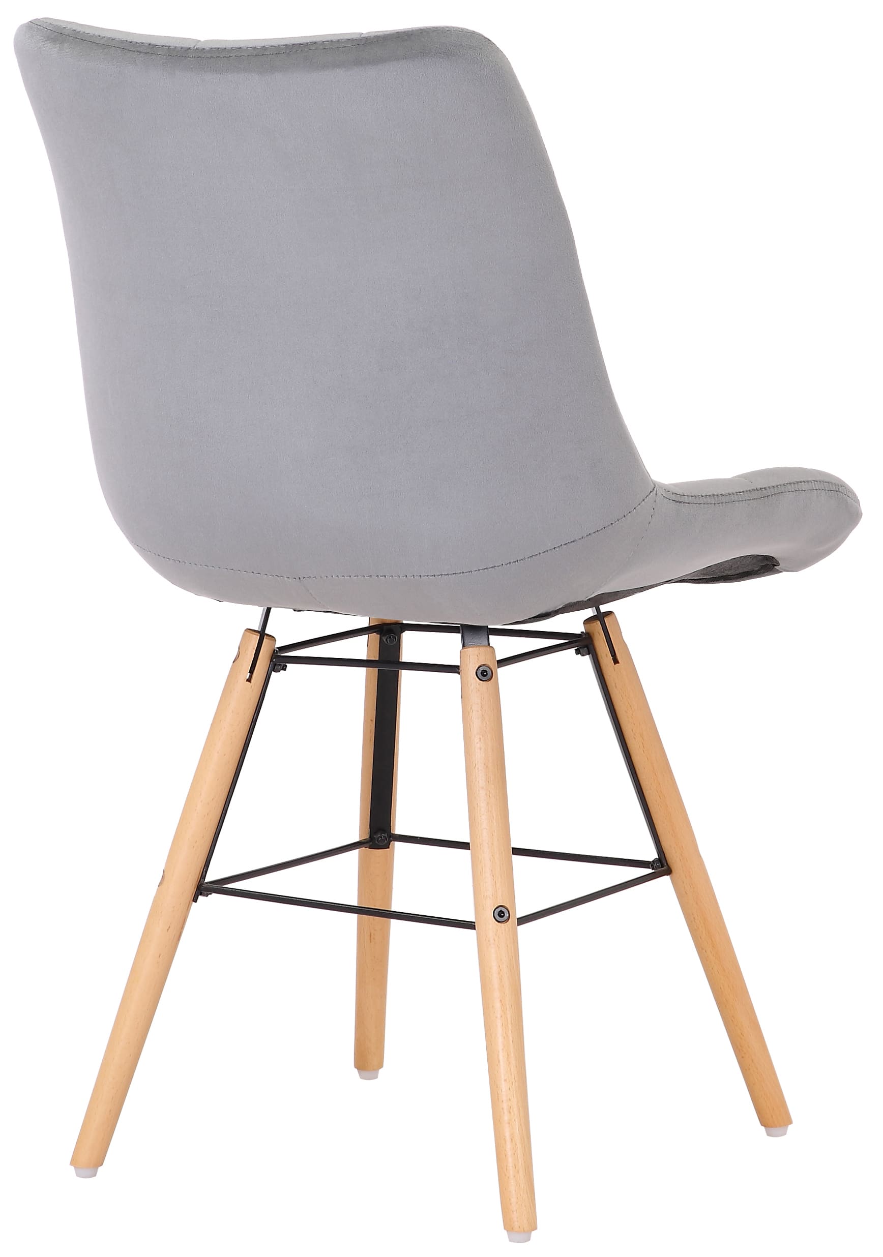 Silla de comedor Leni en terciopelo