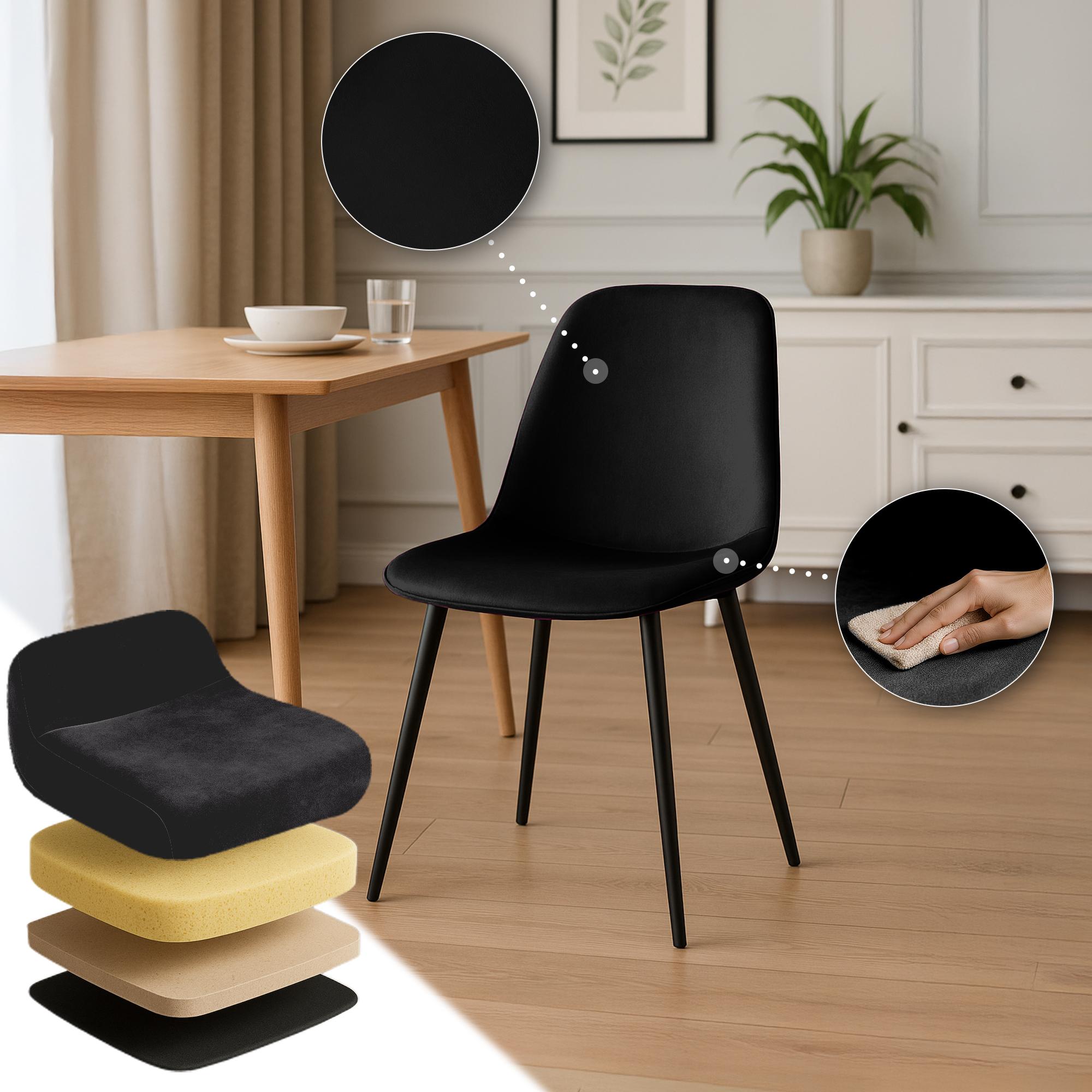 Juego de 2 Sillas de Comedor Maryam