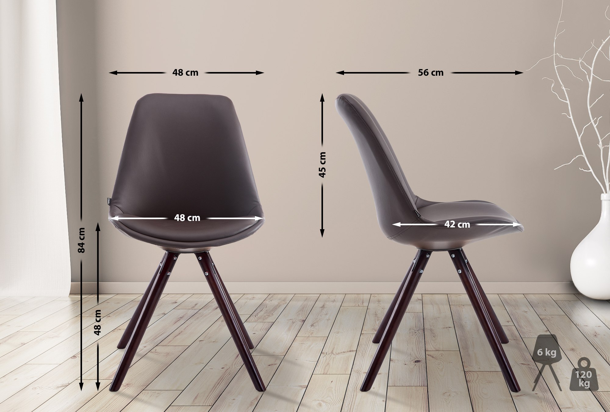 Silla de Comedor Laval Rund