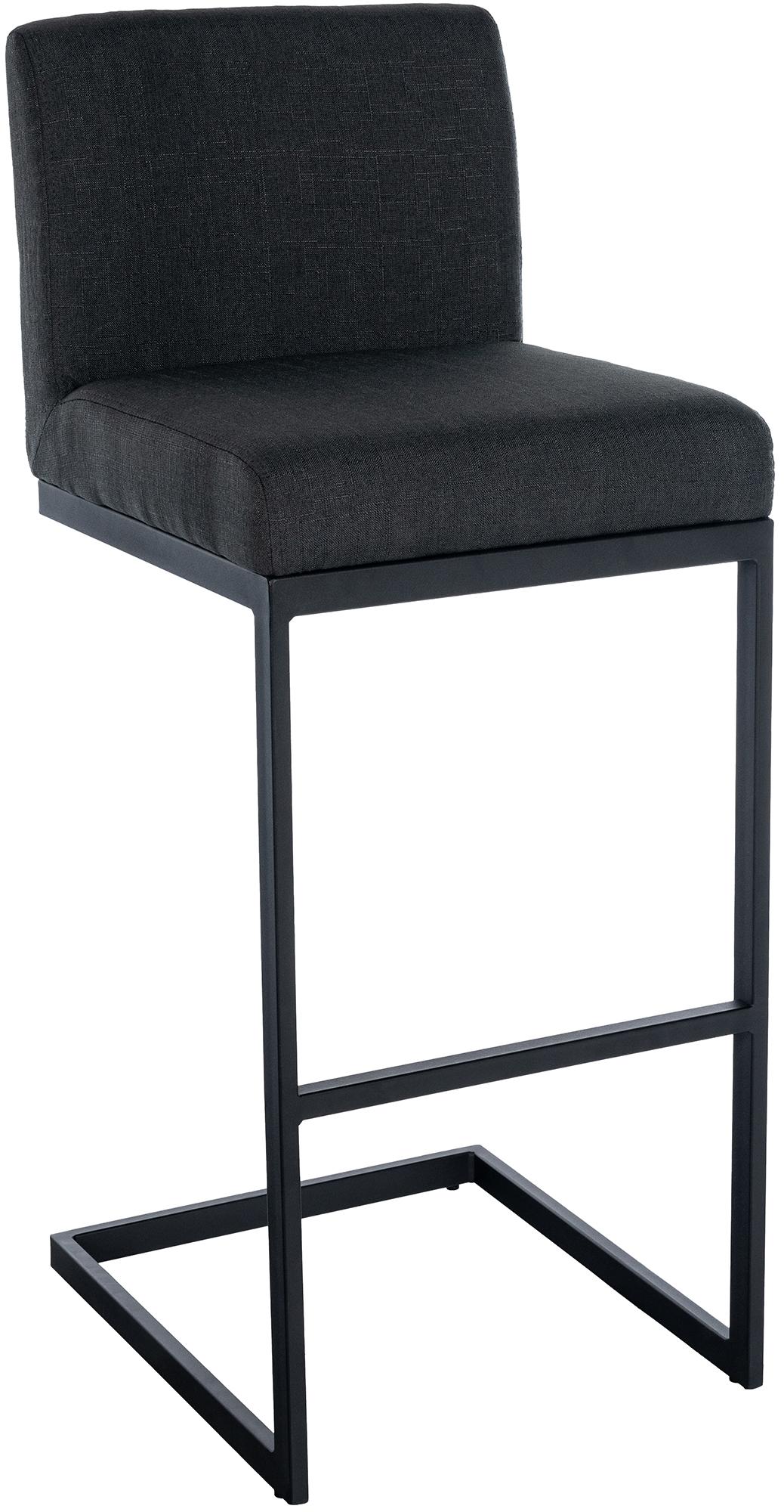 Taburete de bar de tela Hopewell
