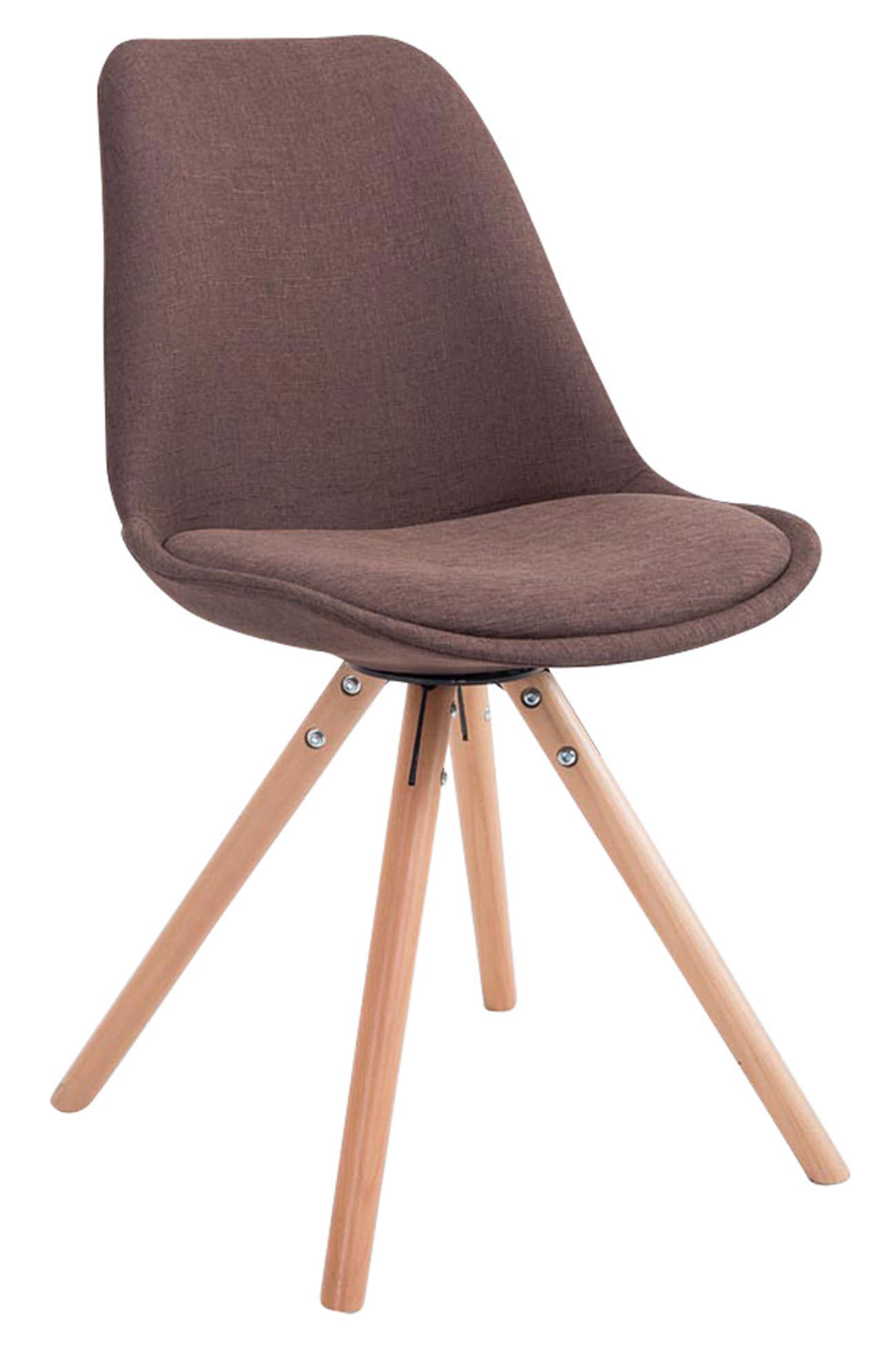 Set de 4 sillas de comedor Toulouse en tela