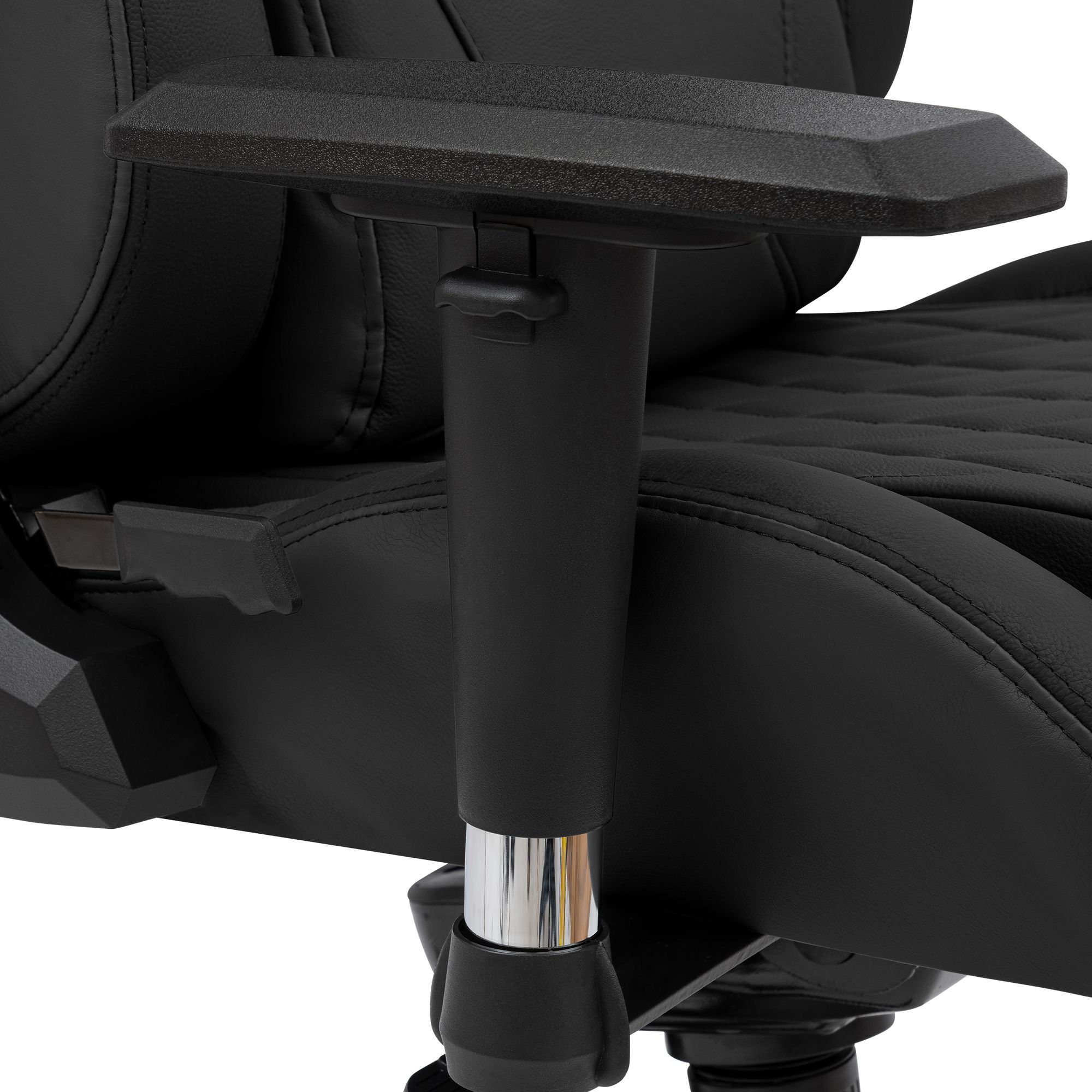 Silla de oficina Keren tapizada en piel genuina