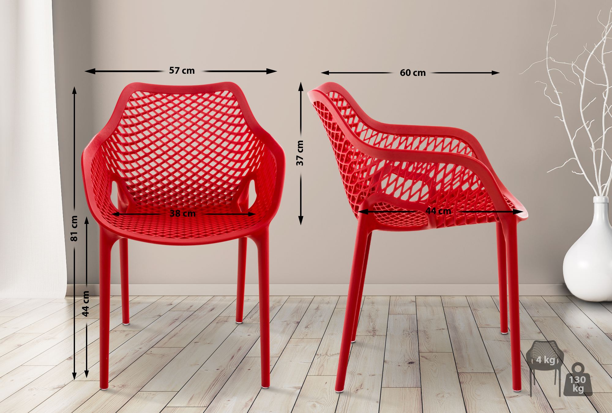Silla apilable Air XL