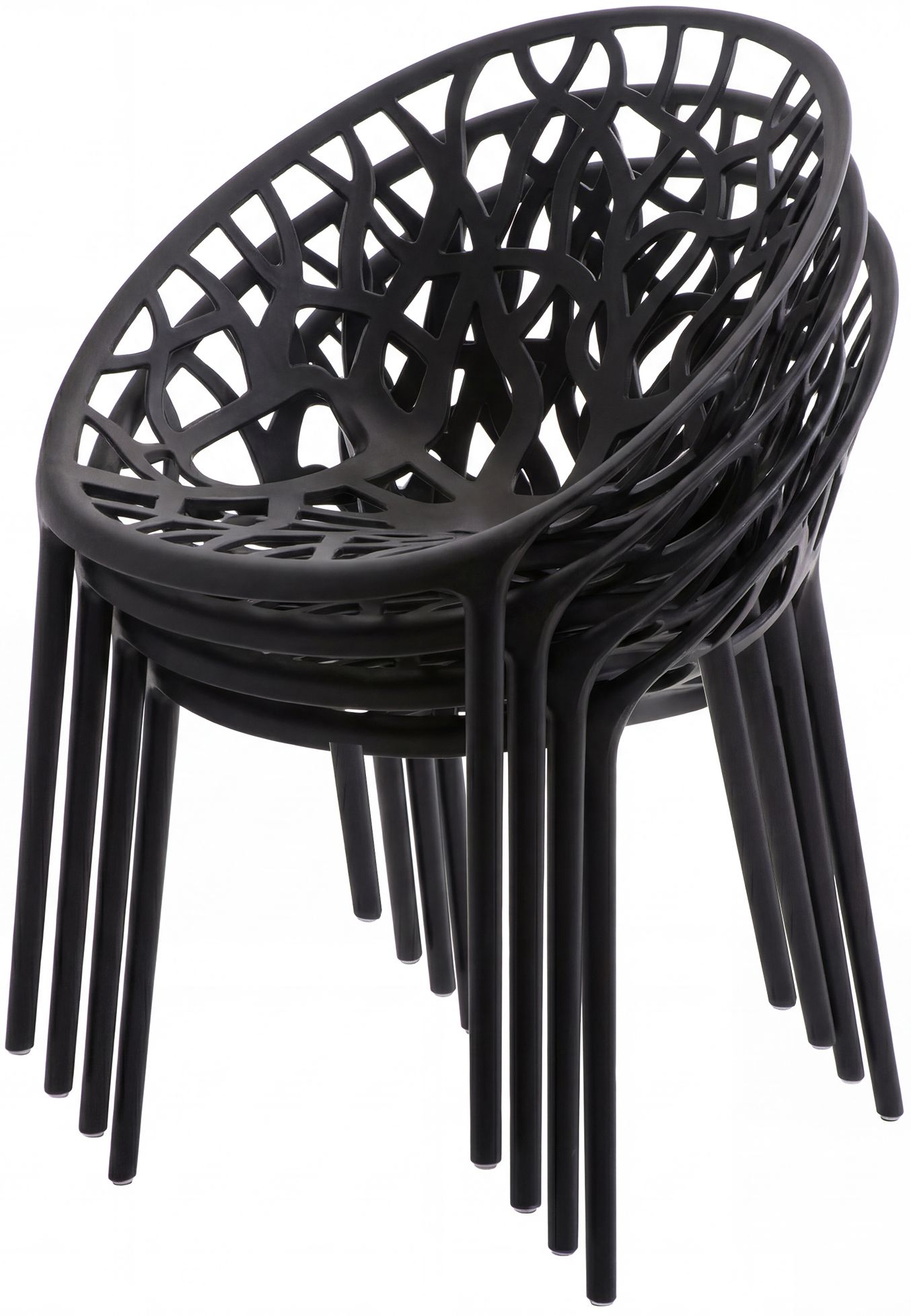 Conjunto de muebles de jardin Neriva con 4 sillas