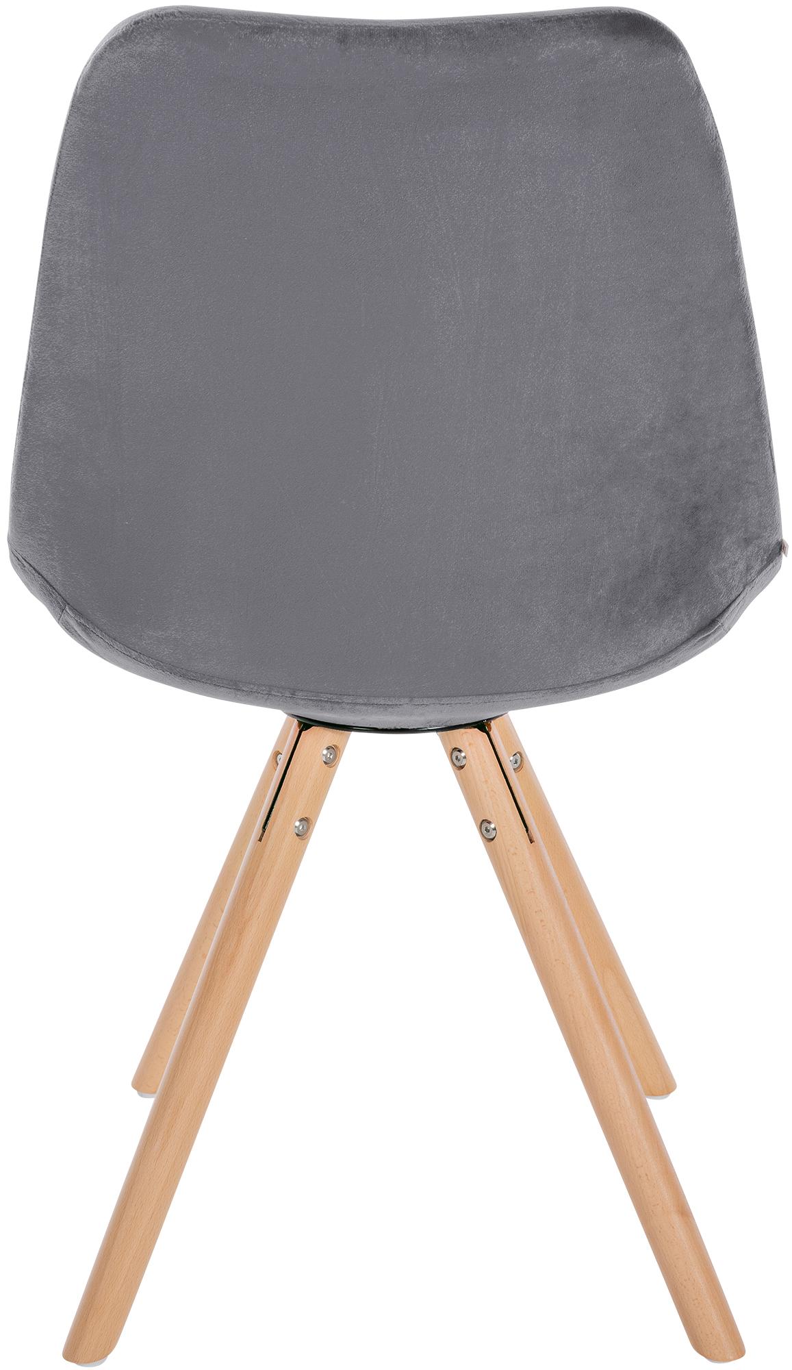 Silla de salón Sofia tapizada en terciopelo