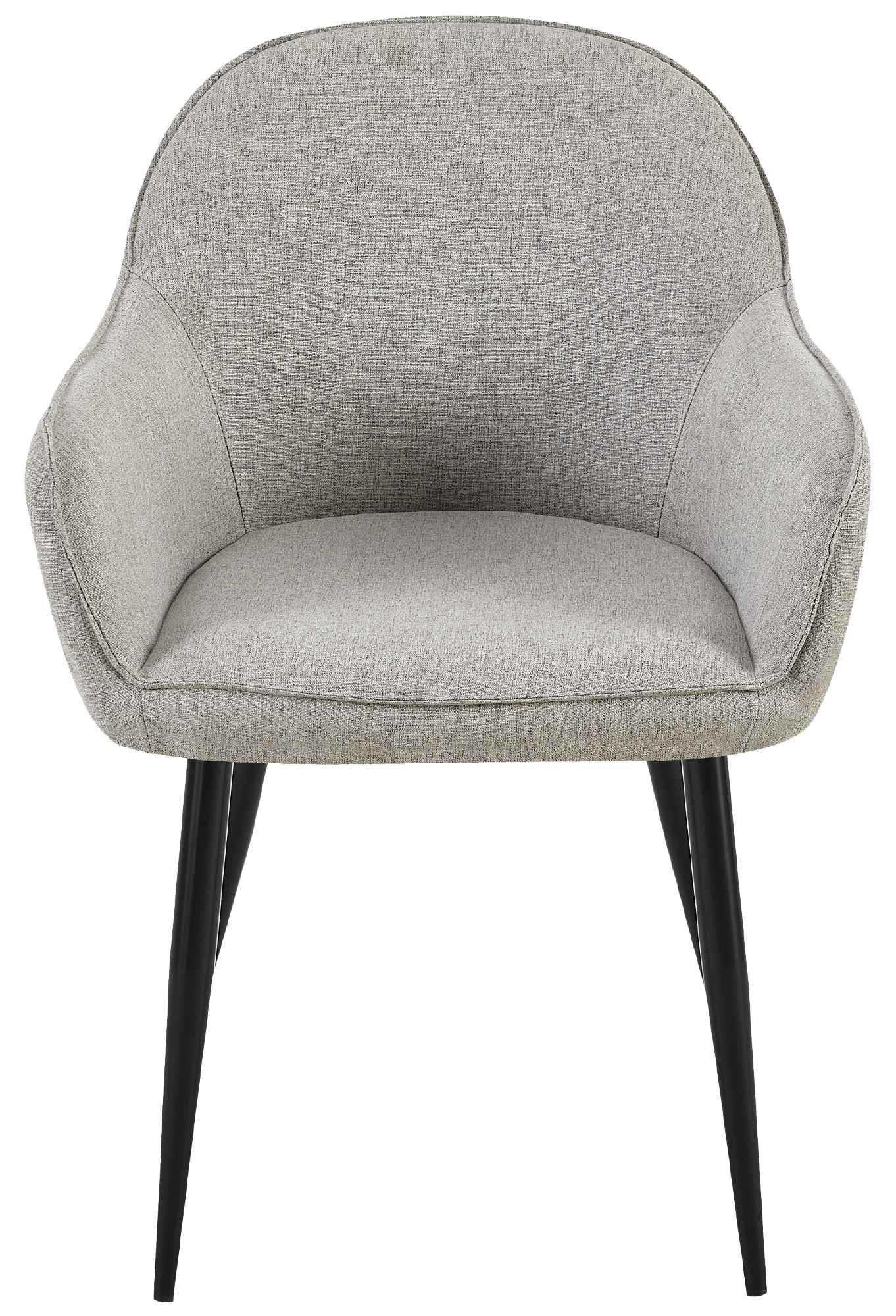 Set de 2 sillas de comedor Boise en tela